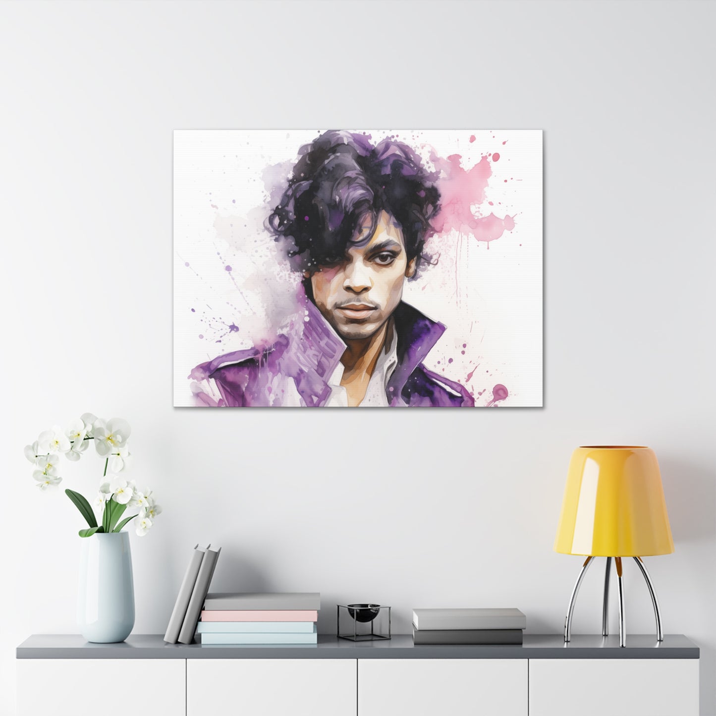 Gallery Wrapped Canvas, Celebrity Inspired, Pop Art Canvas – Prince Rogers