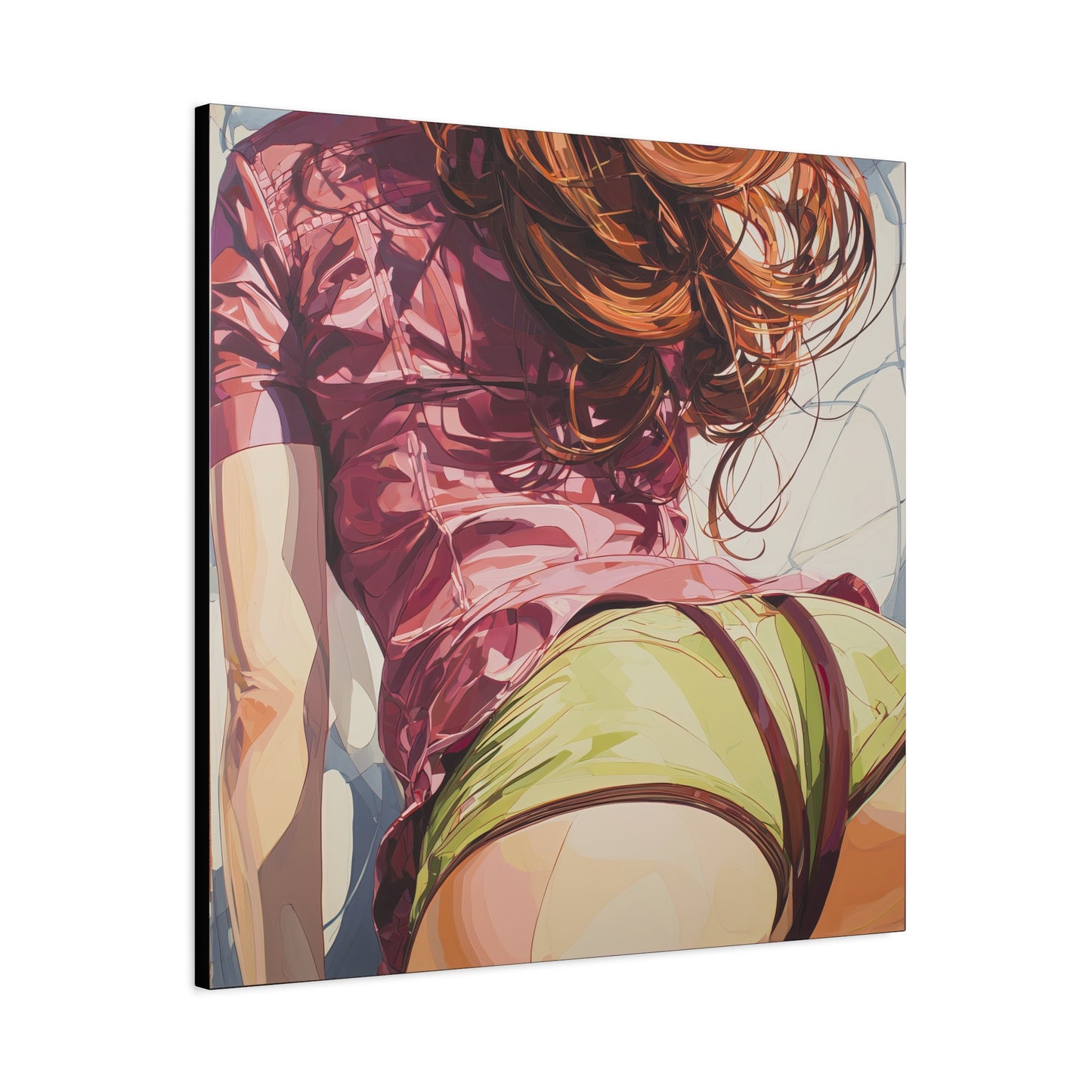 Gallery Wrapped Canvas, Tongue and Cheek Art Canvas, Naughty Girl Art Canvas – Persephone