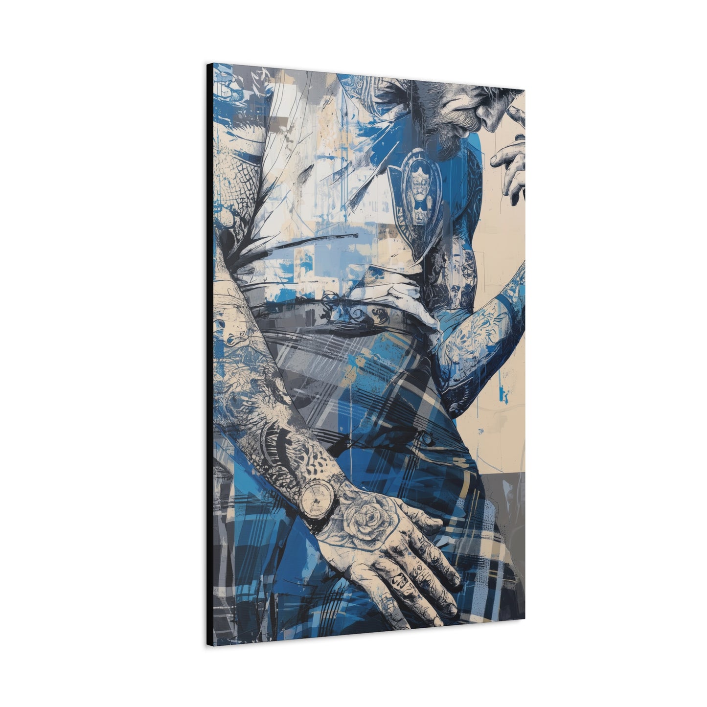 Gallery Wrapped Canvas, Kilts and Carnage Art Canvas, Erotic Pinup Art Canvas – Connor