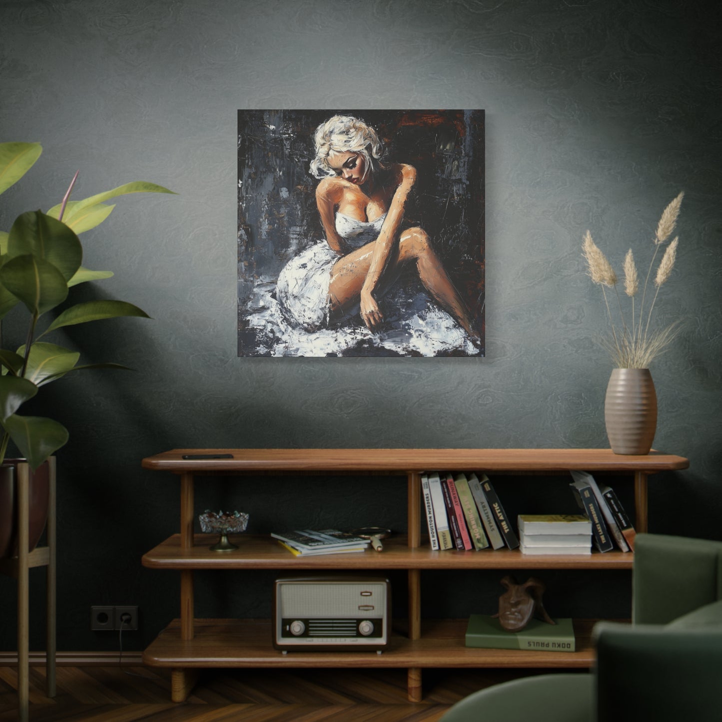 Gallery Wrapped Canvas, Guilt and Grit Adult Art Canvas, Erotic Pinup Art Canvas – Matisse