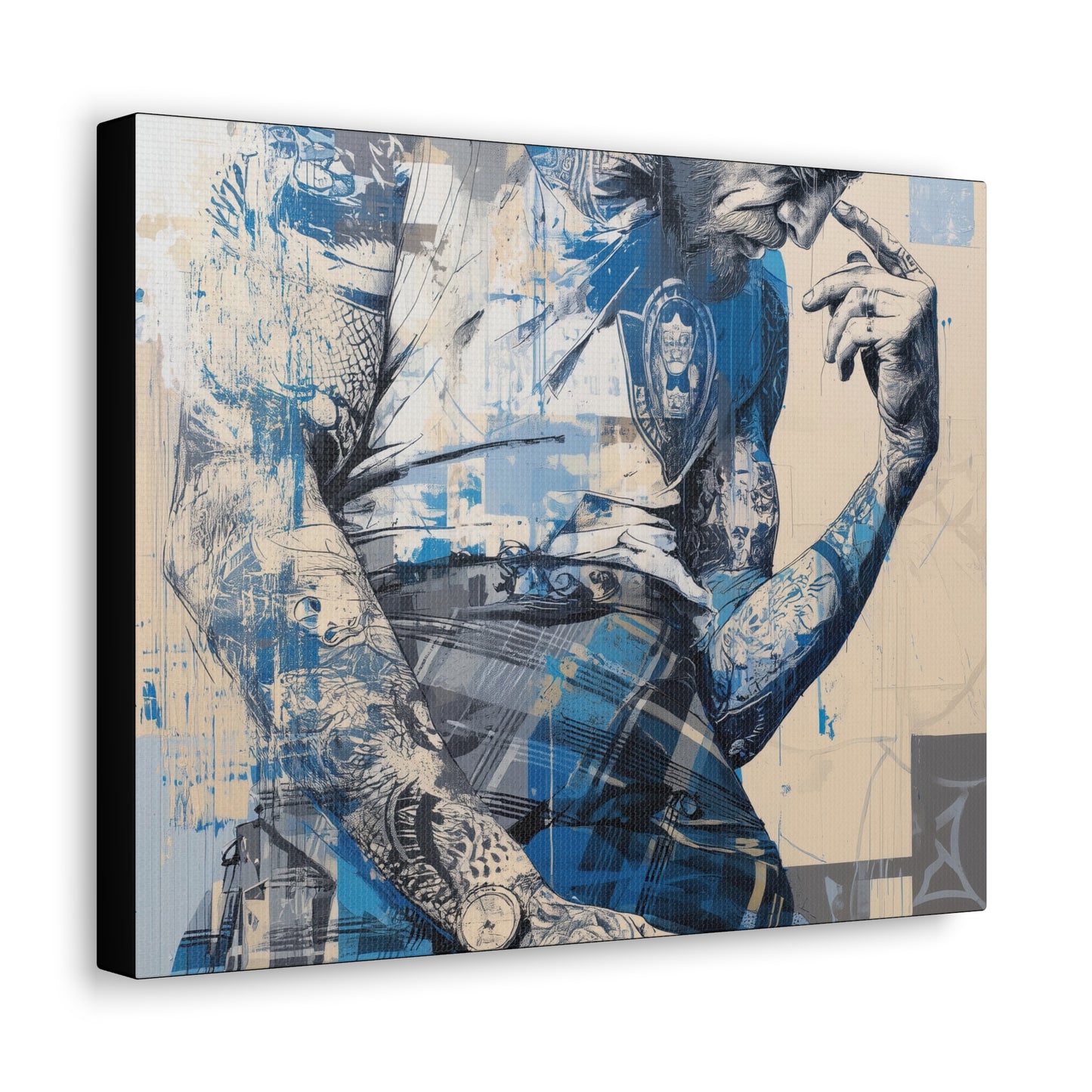 Gallery Wrapped Canvas, Kilts and Carnage Art Canvas, Erotic Pinup Art Canvas – Connor