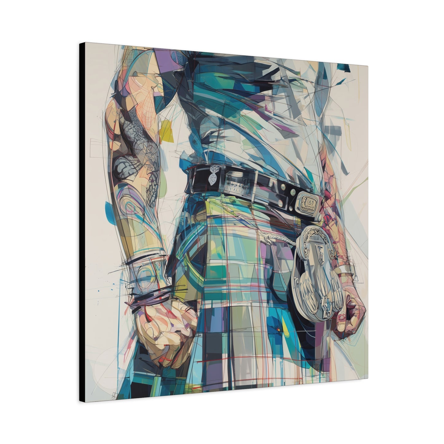 Gallery Wrapped Canvas, Kilts and Carnage Art Canvas, Erotic Pinup Art Canvas – Finn