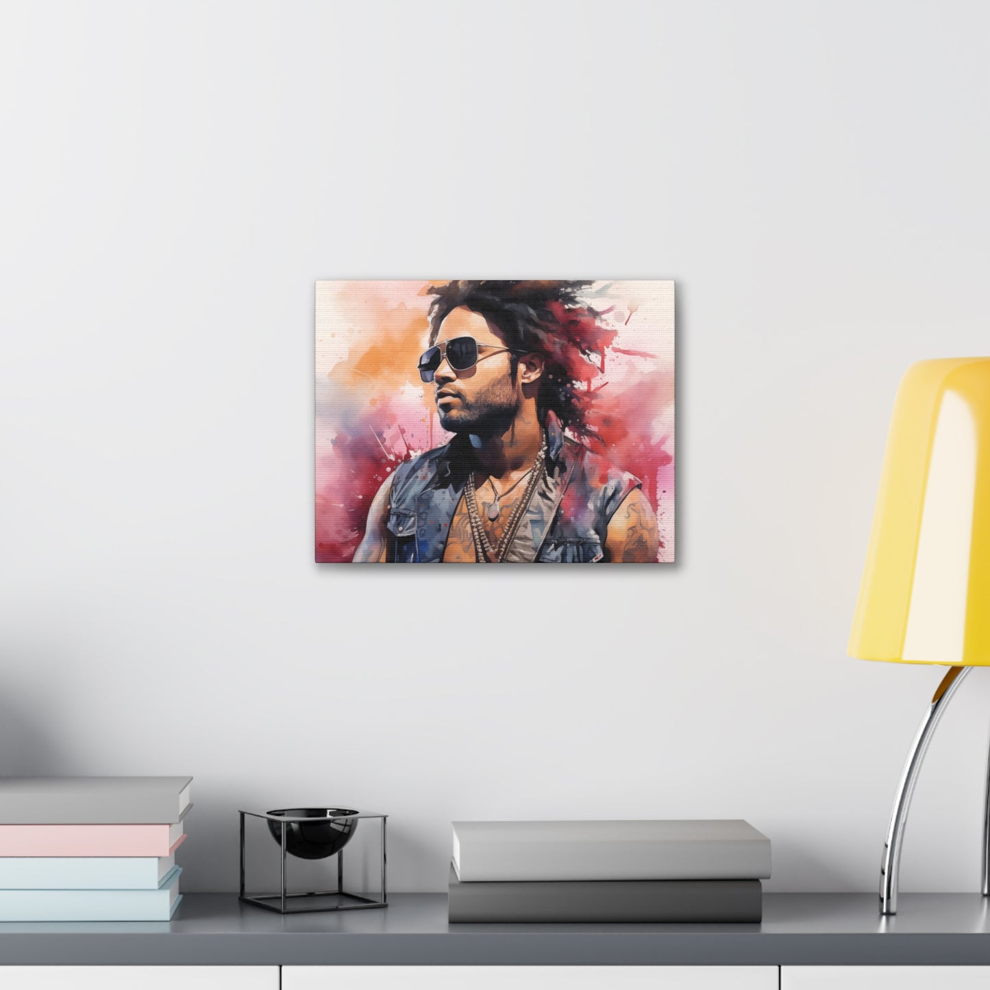 Gallery Wrapped Canvas, Celebrity Inspired, Pop Art Canvas – Lenny