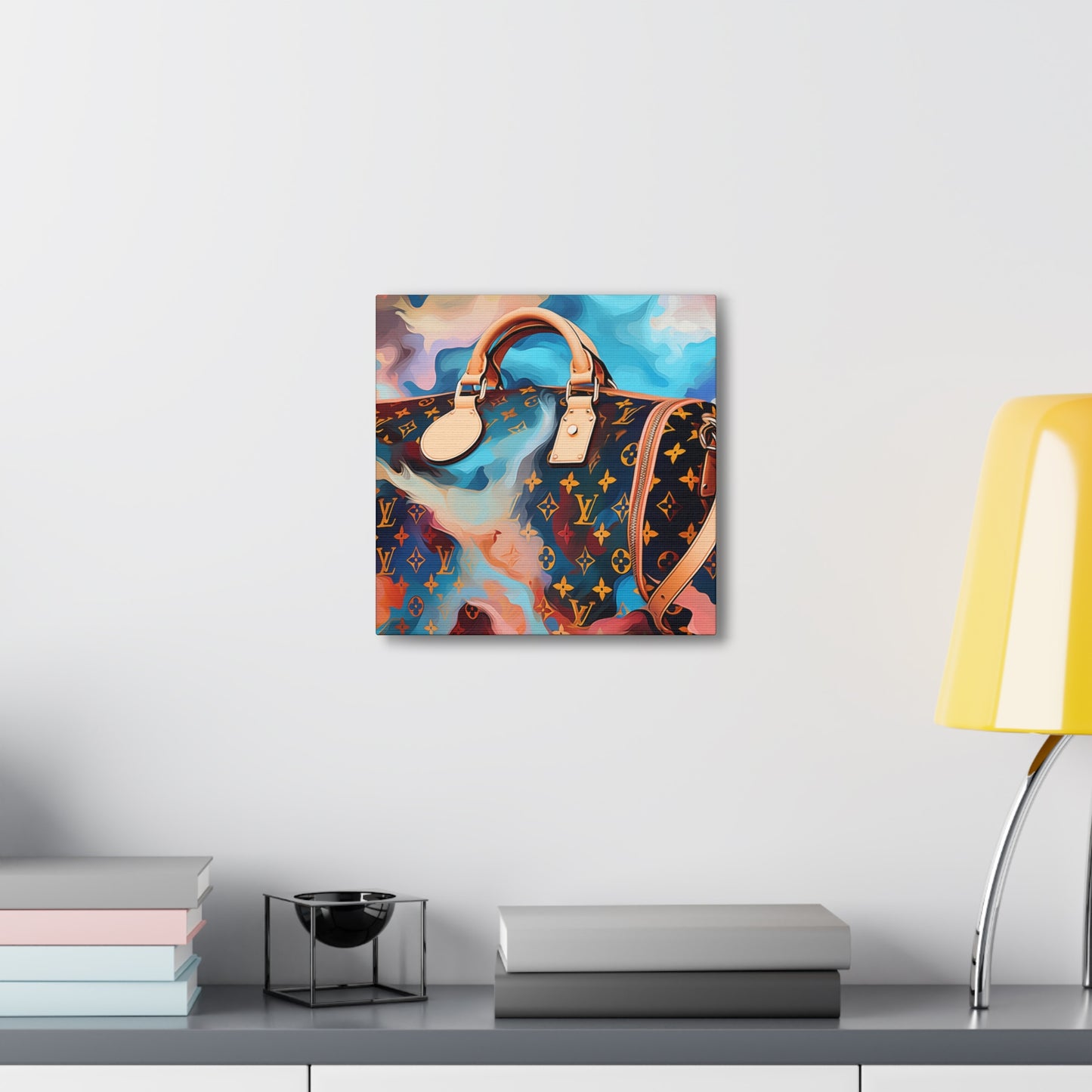 Canvas Gallery Wrap - LV Designer Inspired Wall Art - Abstract