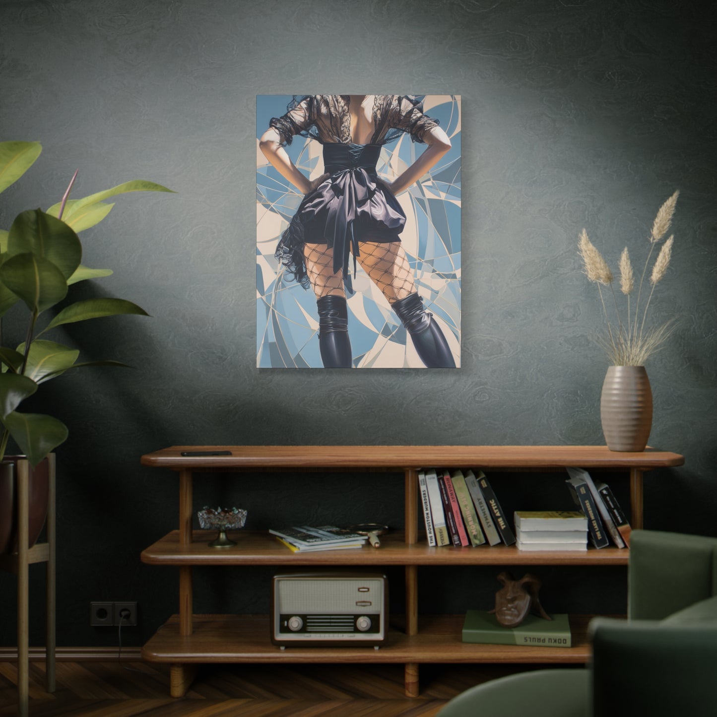 Gallery Wrapped Canvas, Tongue and Cheek Art Canvas, Naughty Girl Art Canvas – Dani