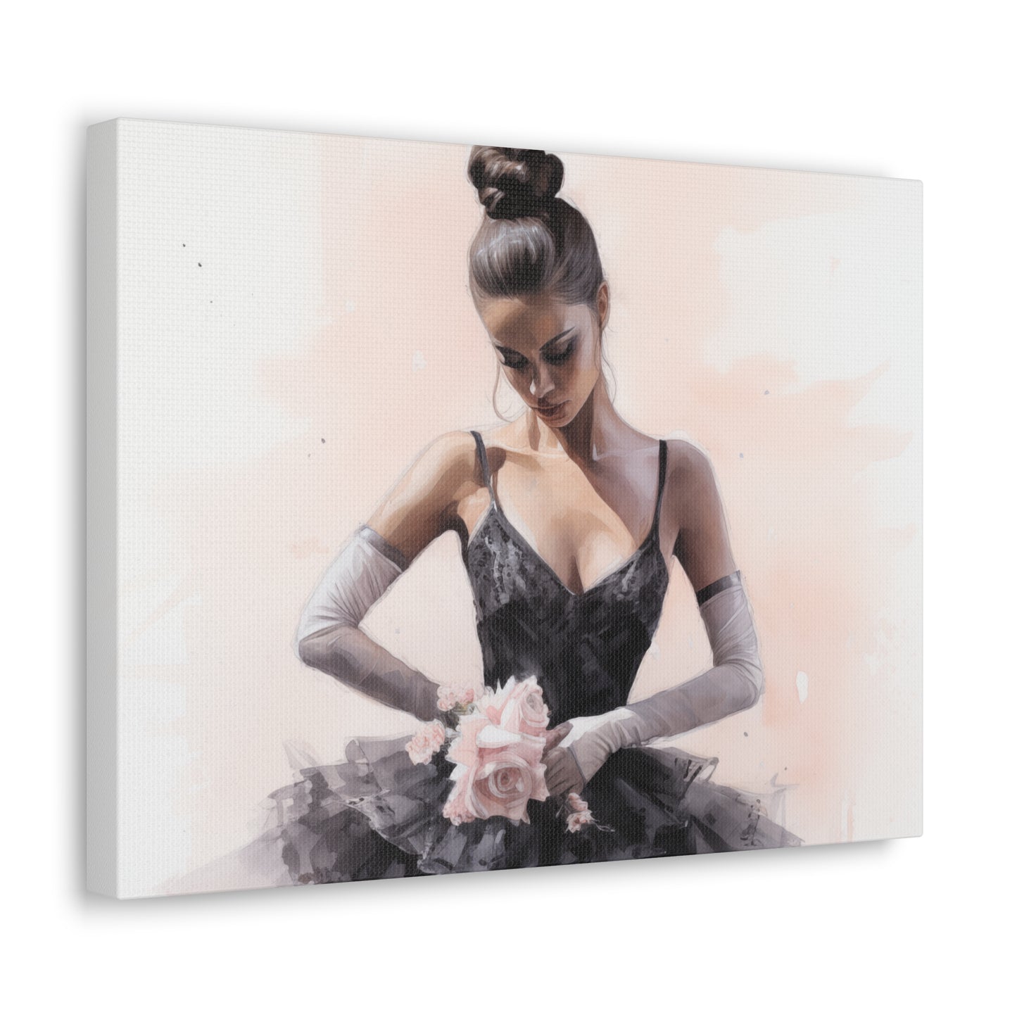 Gallery Wrapped Canvas, Ballerina Beauty, Ballet Art Canvas – Sonja