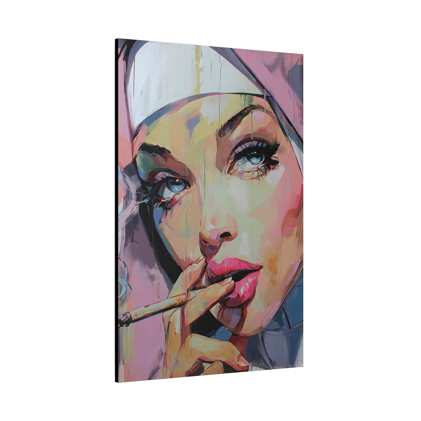 Gallery Wrapped Canvas, Habits and Heresy Art Canvas, Naughty Nuns Art Canvas – Sister Ophelia