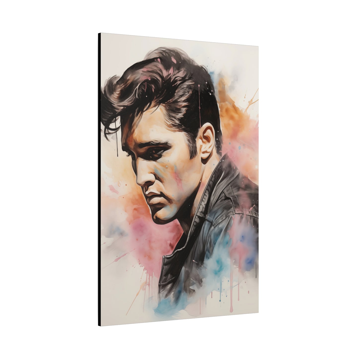 Gallery Wrapped Canvas, Celebrity Inspired, Pop Art Canvas – Elvis