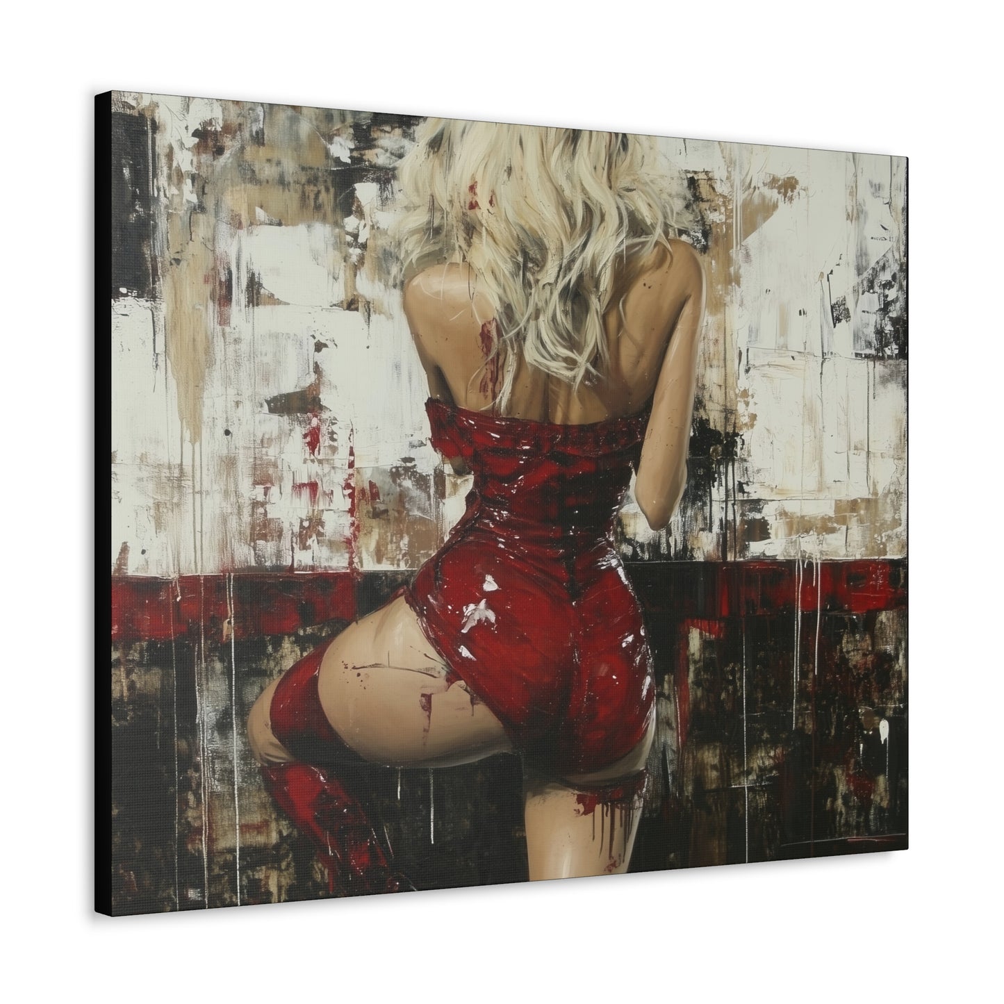Gallery Wrapped Canvas, Sinners and Saints Art Canvas, Erotic Art Canvas – Veronica