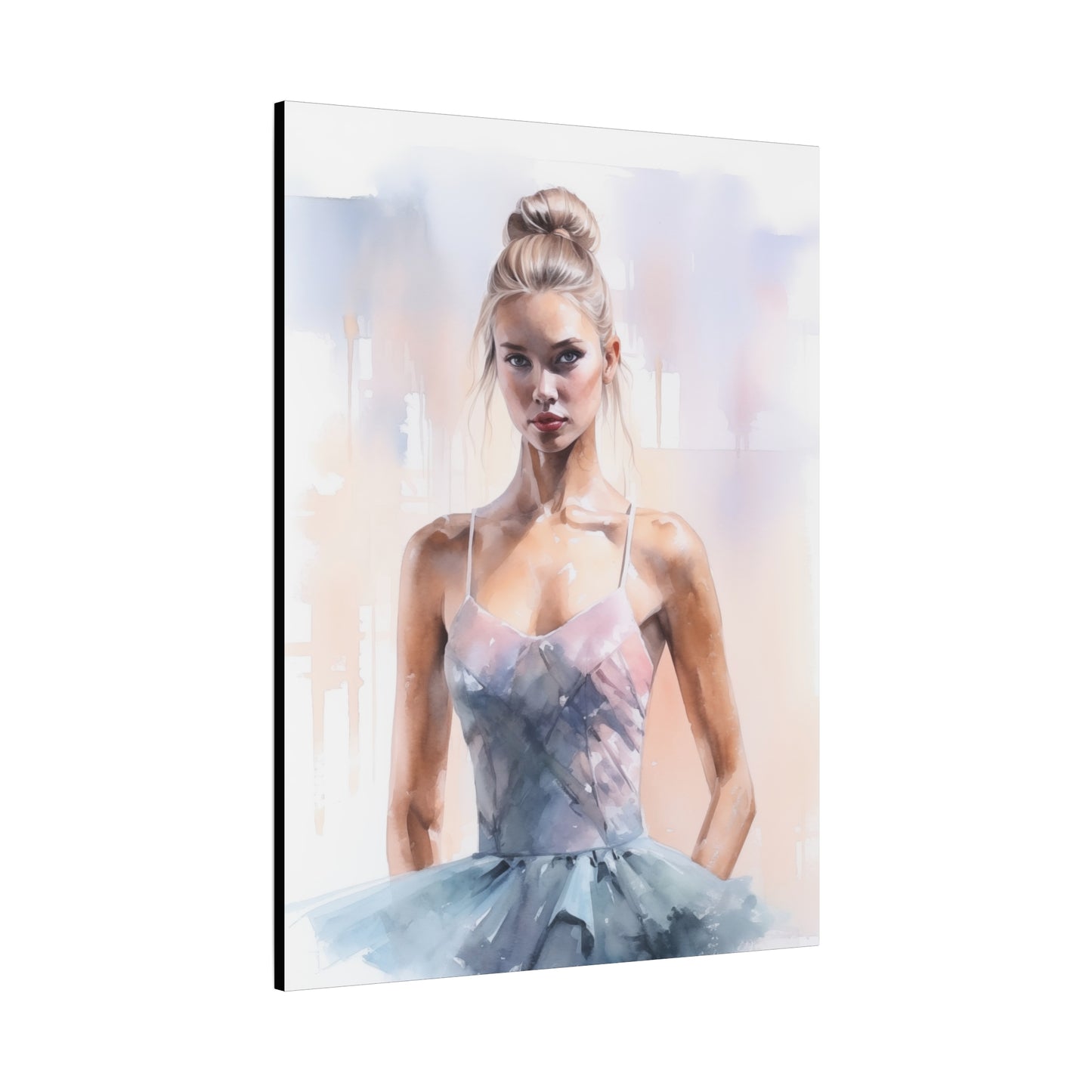 Pointes and Platforms, Gallery Wrapped Canvas, Ballerina Beauty, Ballet Art Canvas – Samantha