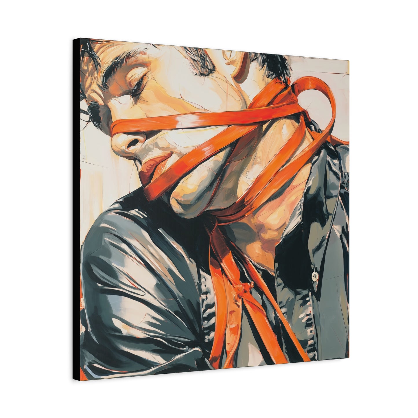 Gallery Wrapped Canvas, Ropes and Reverence Art Canvas, Erotic Shibari Art Canvas – Ryu