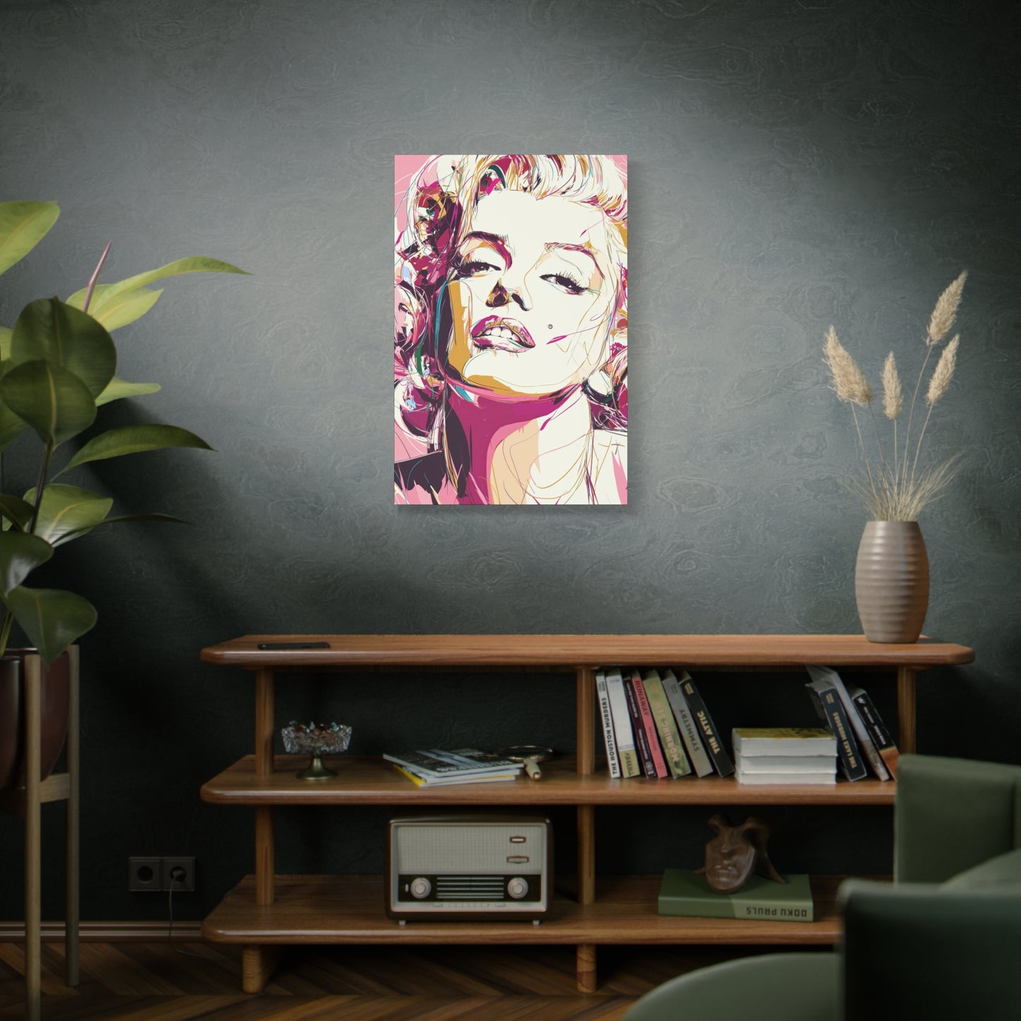 Gallery Wrapped Canvas, The Diva Project Art Canvas, Pinup Art Canvas – Marilyn Monroe - SIX
