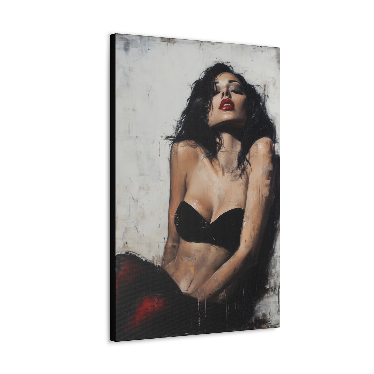 Gallery Wrapped Canvas, Sinners and Saints Art Canvas, Erotic Art Canvas – Alexa