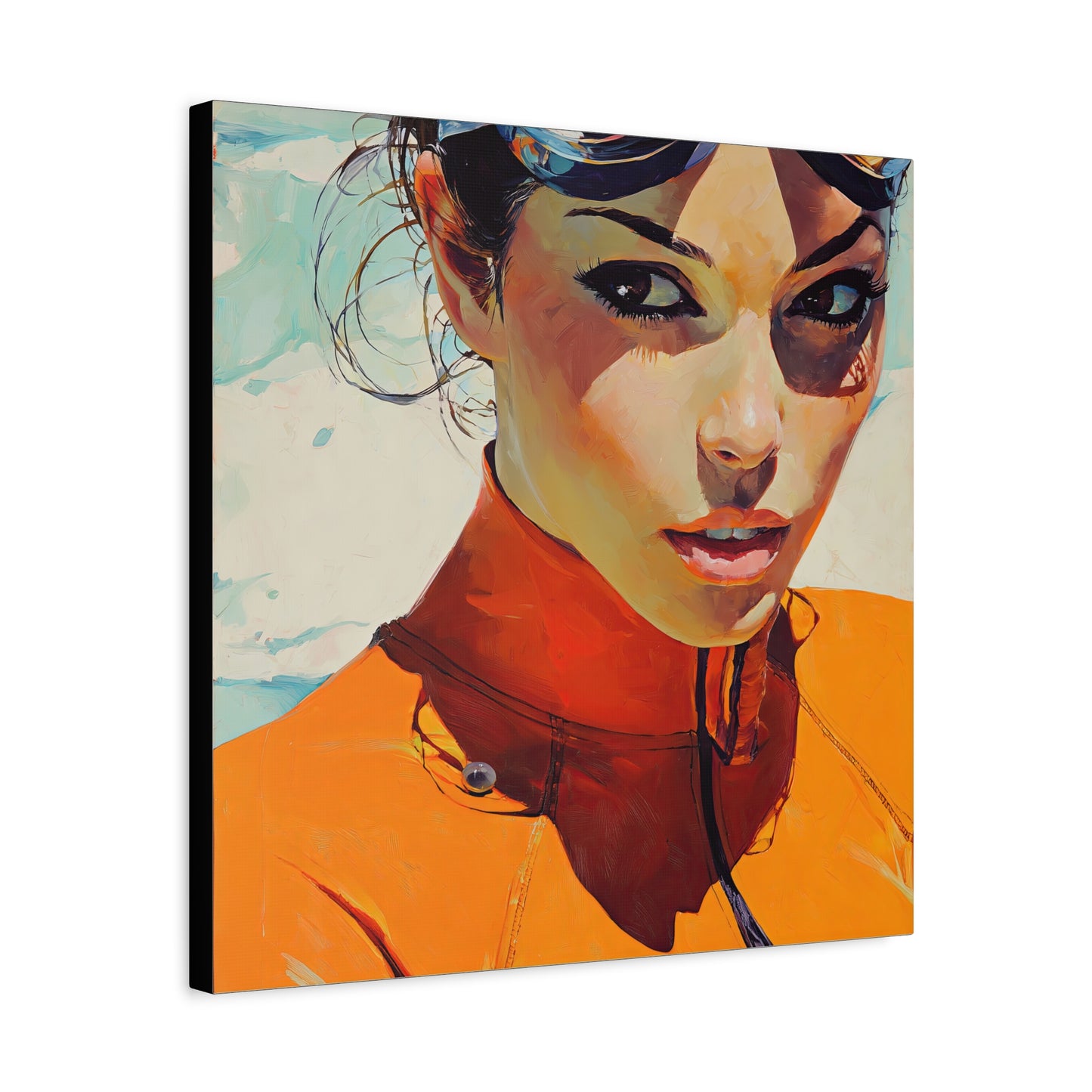 Gallery Wrapped Canvas, Salt and Sea Art Canvas, Marine Art, Diving and Snorkeling Art Canvas – Maria