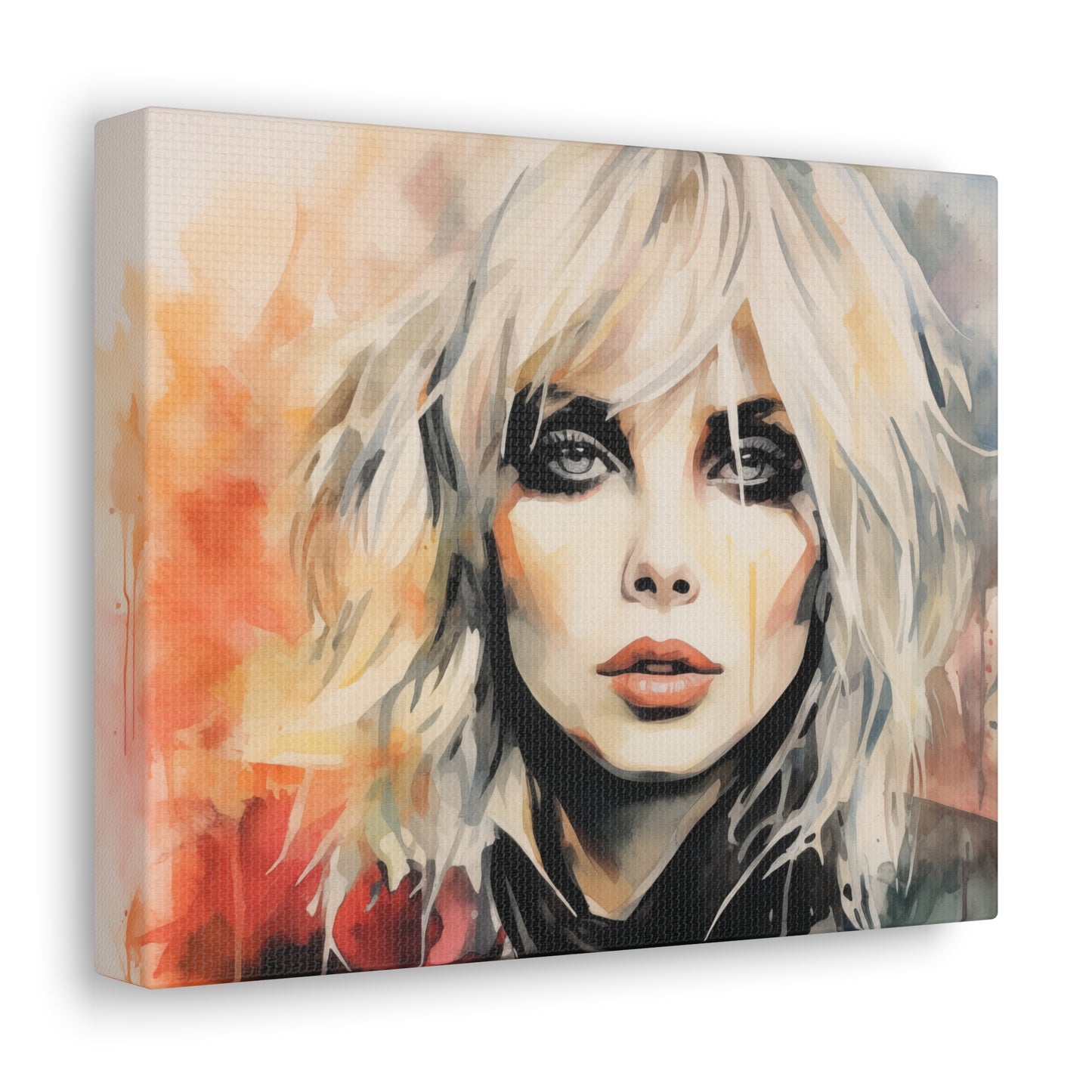Gallery Wrapped Canvas, Celebrity Inspired, Pop Art Canvas – Debbie