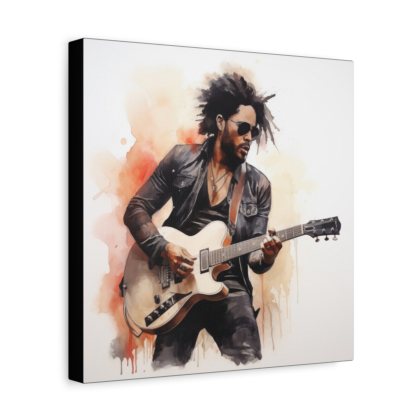 Gallery Wrapped Canvas, Celebrity Inspired, Pop Art Canvas – Lenny