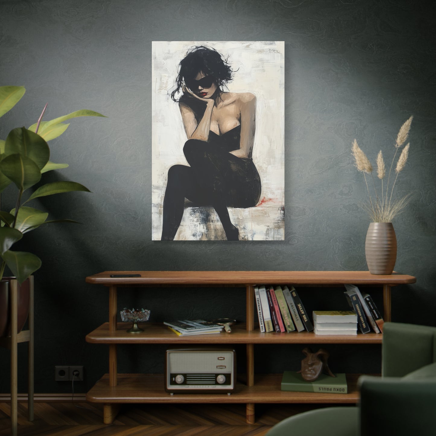 Gallery Wrapped Canvas, Sinners and Saints Art Canvas, Erotic Pinup Art Canvas – Fairuza