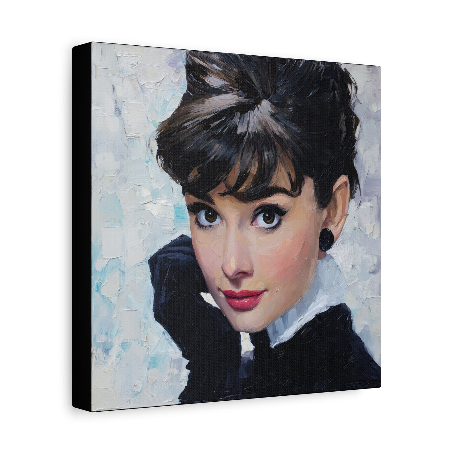 Gallery Wrapped Canvas, The Diva Project Art Canvas, Pinup Art Canvas – Audrey Hepburn - SEVEN