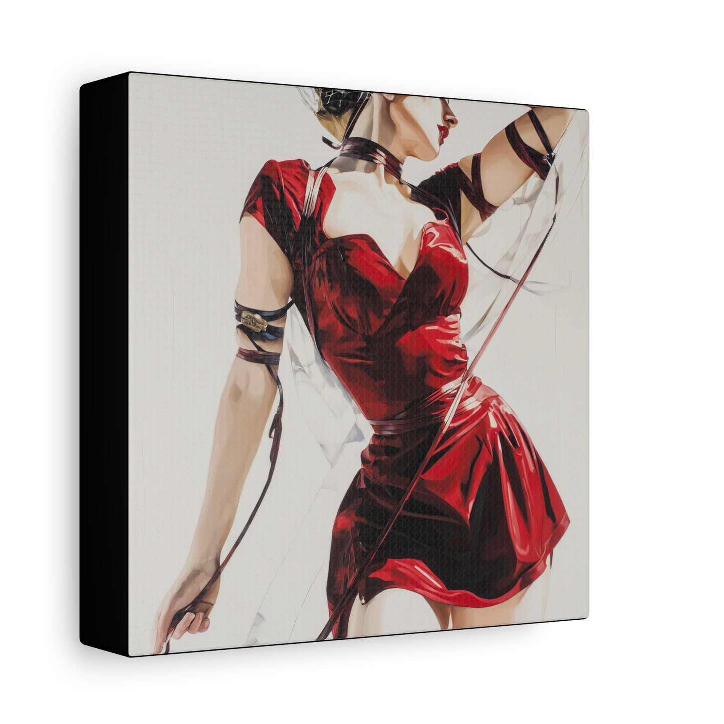 Gallery Wrapped Canvas, Ropes and Reverence Art Canvas, Erotic Shibari Art Canvas – Yumi