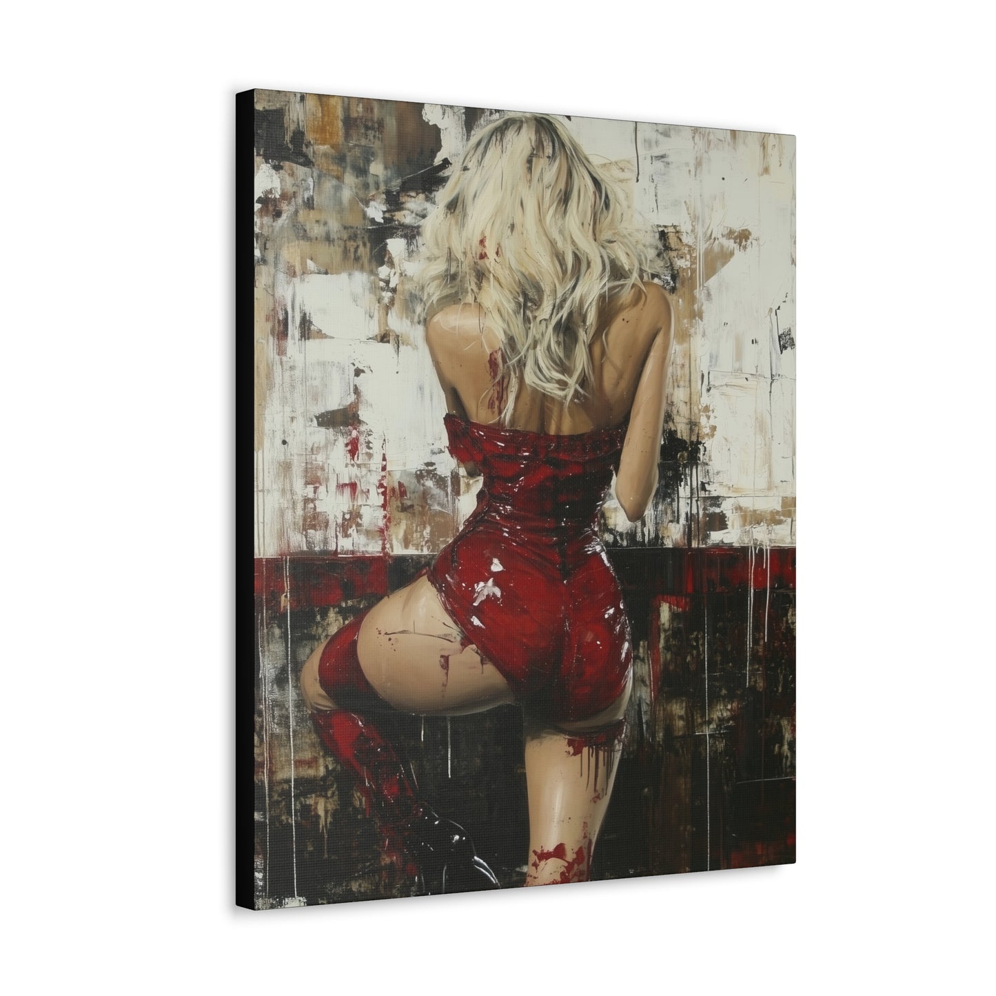 Gallery Wrapped Canvas, Sinners and Saints Art Canvas, Erotic Art Canvas – Veronica
