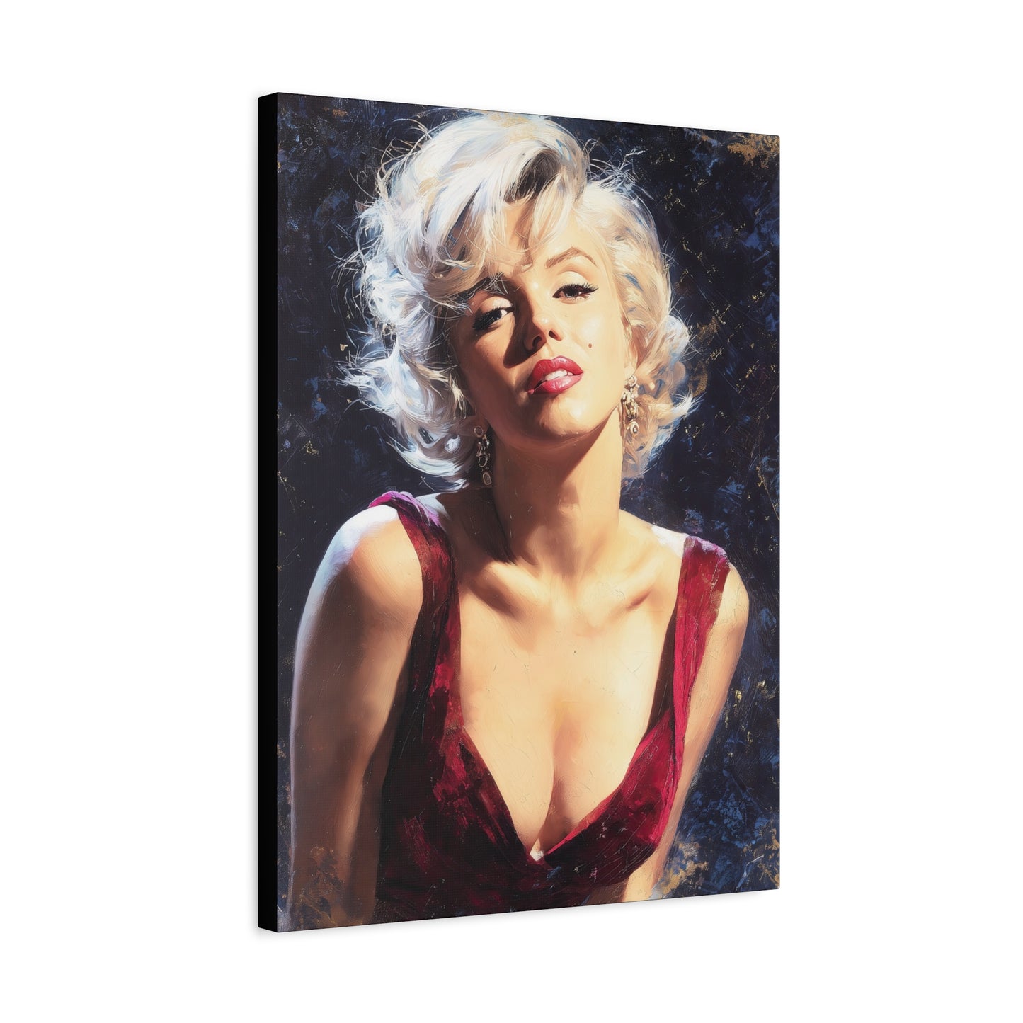 Gallery Wrapped Canvas, The Diva Project Art Canvas, Pinup Art Canvas – Marilyn Monroe - SEVEN