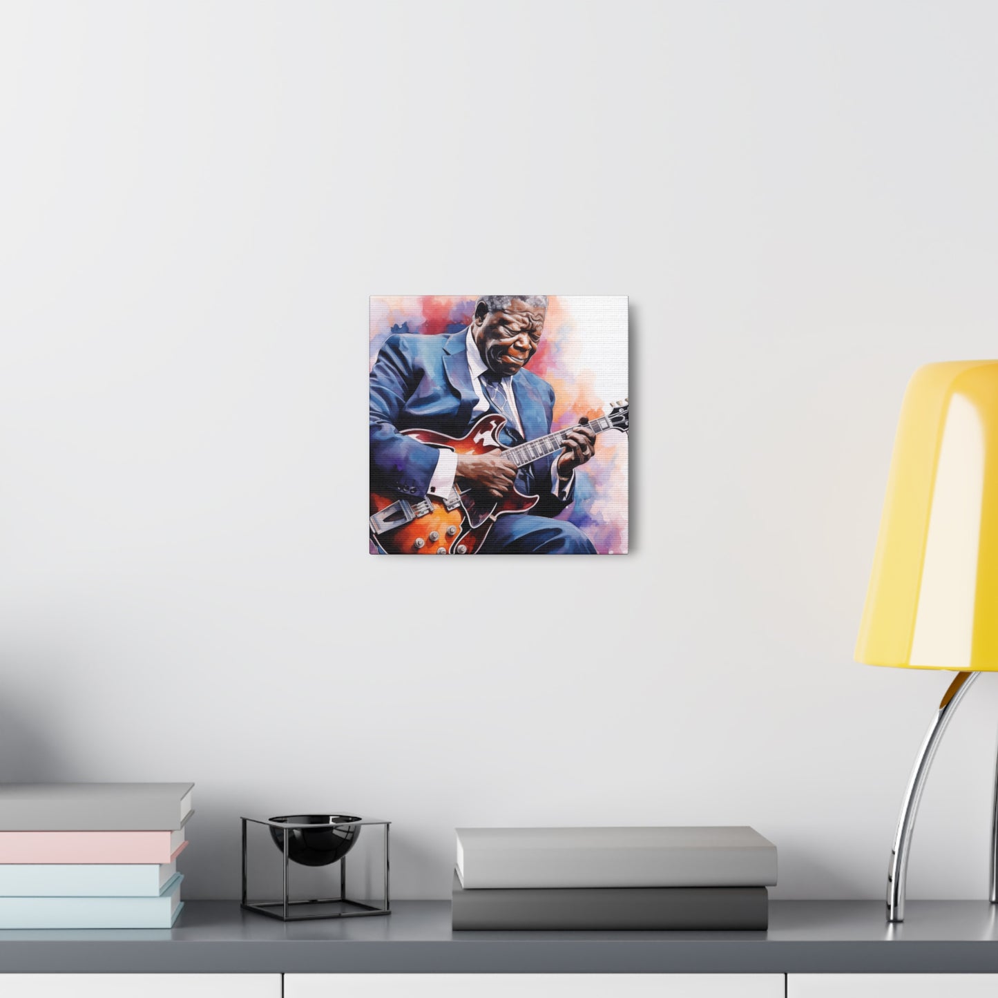 Gallery Wrapped Canvas, Celebrity Inspired, Pop Art Canvas – The King Also