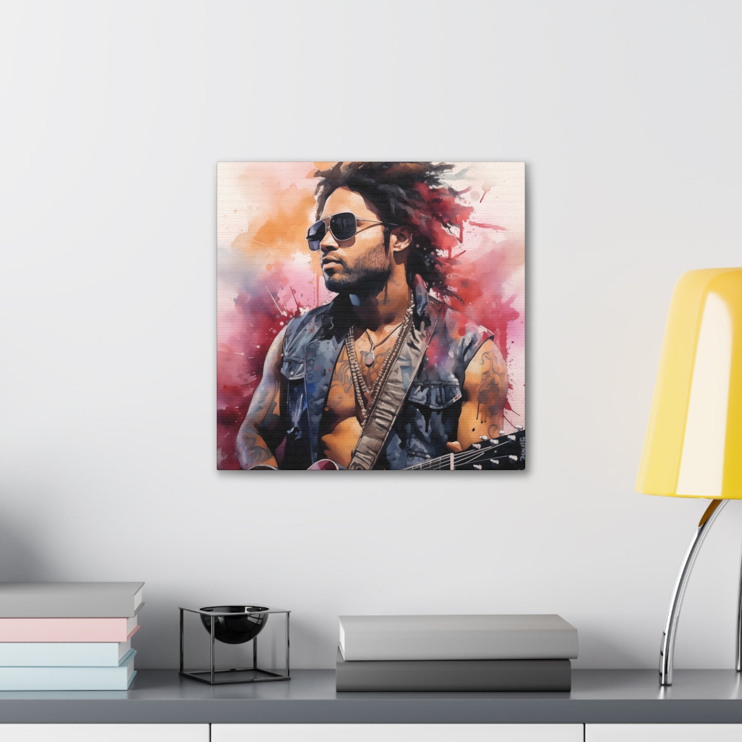 Gallery Wrapped Canvas, Celebrity Inspired, Pop Art Canvas – Lenny