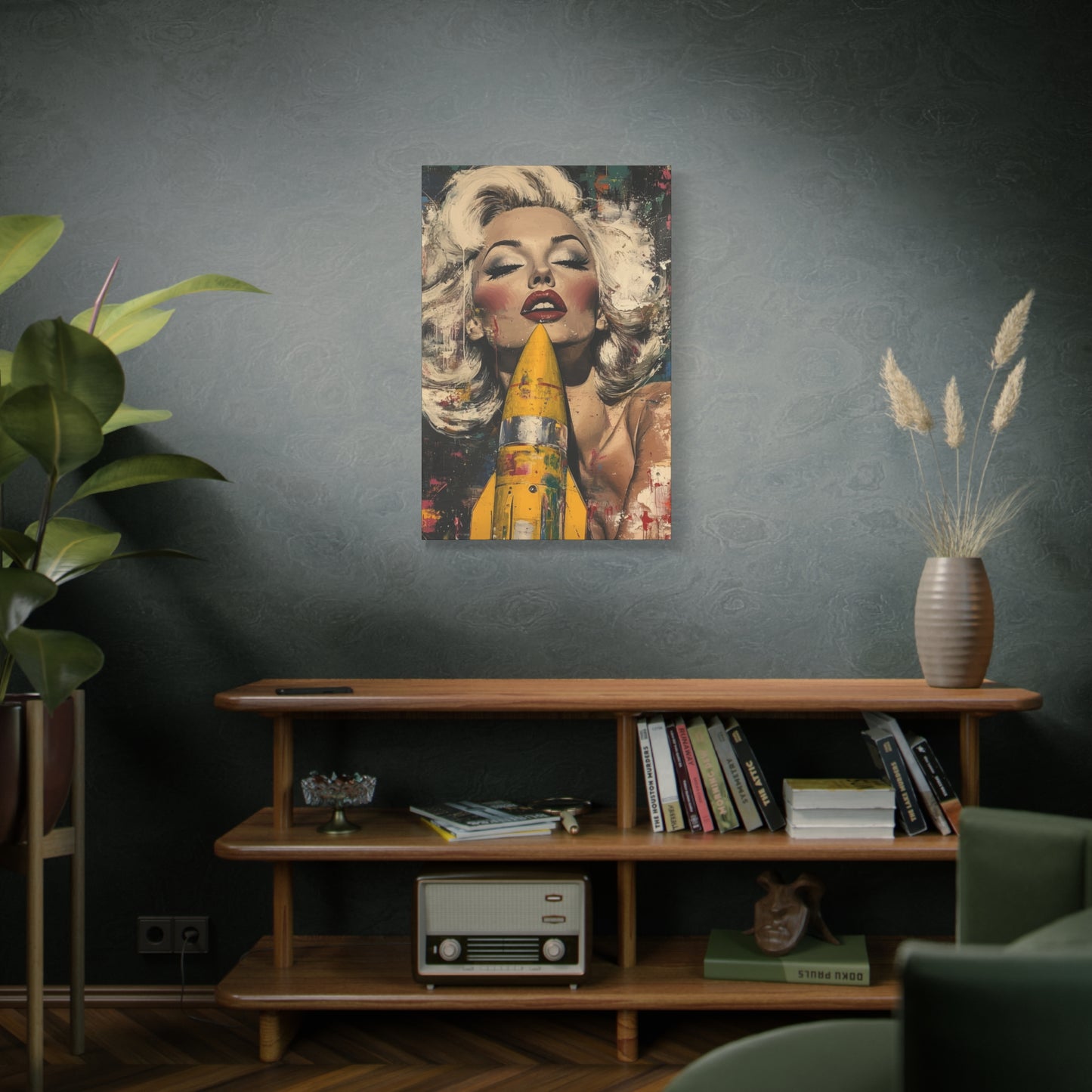 Gallery Wrapped Canvas, Guilt and Grit Adult Art Canvas, Erotic Pinup Art Canvas – Jennifer