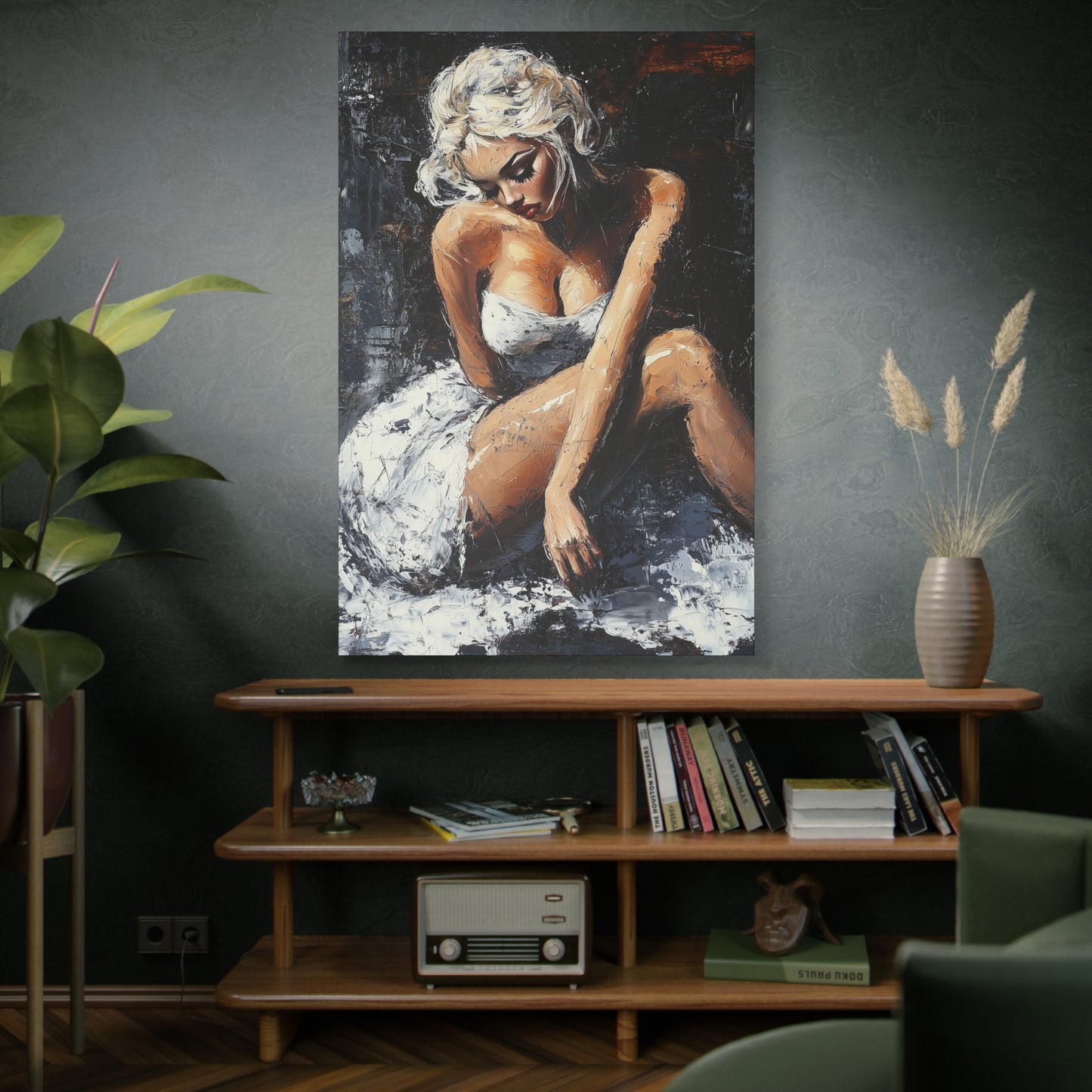 Gallery Wrapped Canvas, Guilt and Grit Adult Art Canvas, Erotic Pinup Art Canvas – Matisse