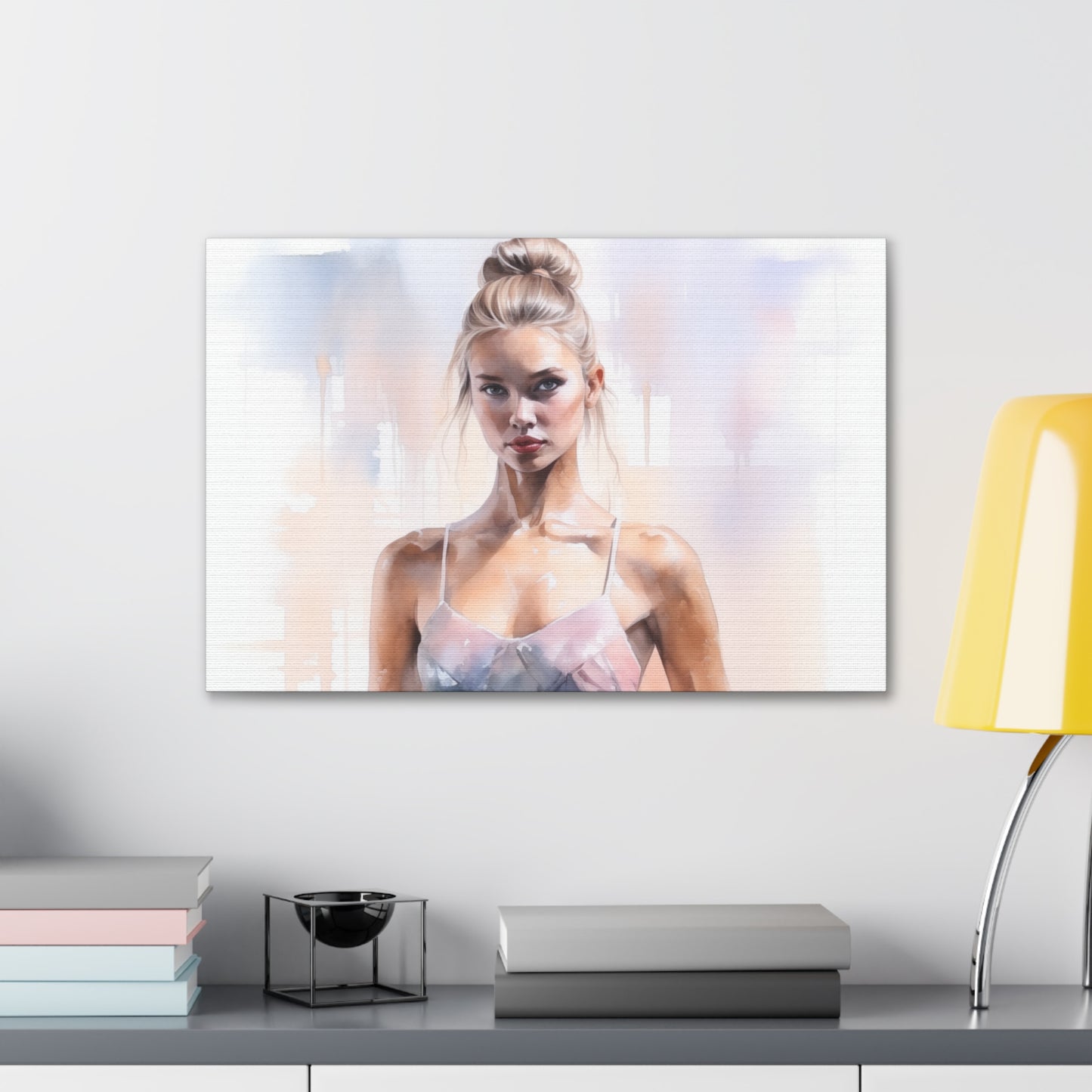 Gallery Wrapped Canvas, Ballerina Beauty, Ballet Art Canvas – Samantha