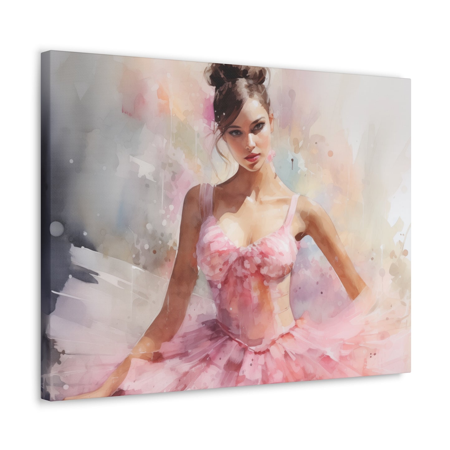 Gallery Wrapped Canvas, Ballerina Beauty, Ballet Art Canvas – Lily