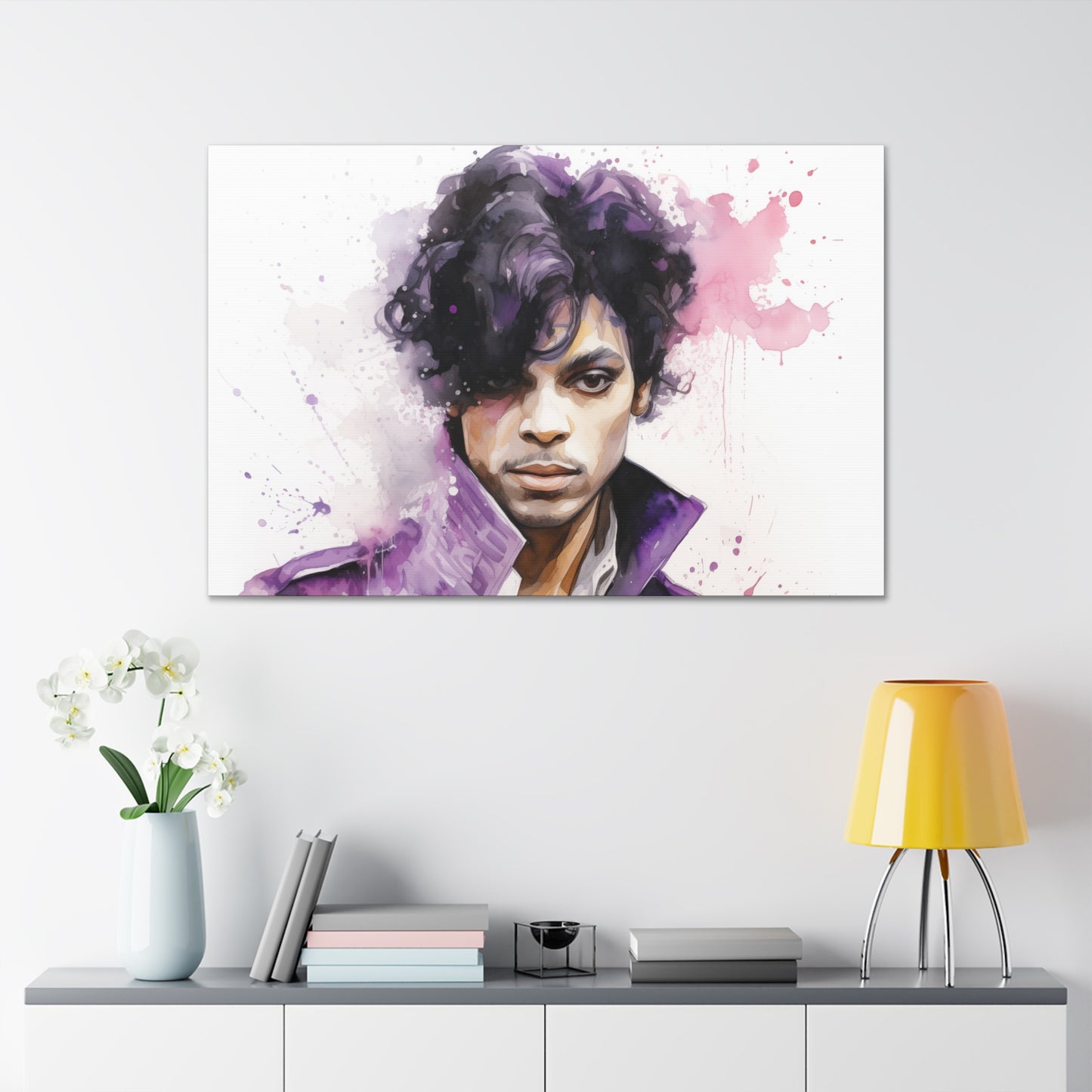 Gallery Wrapped Canvas, Celebrity Inspired, Pop Art Canvas – Prince Rogers