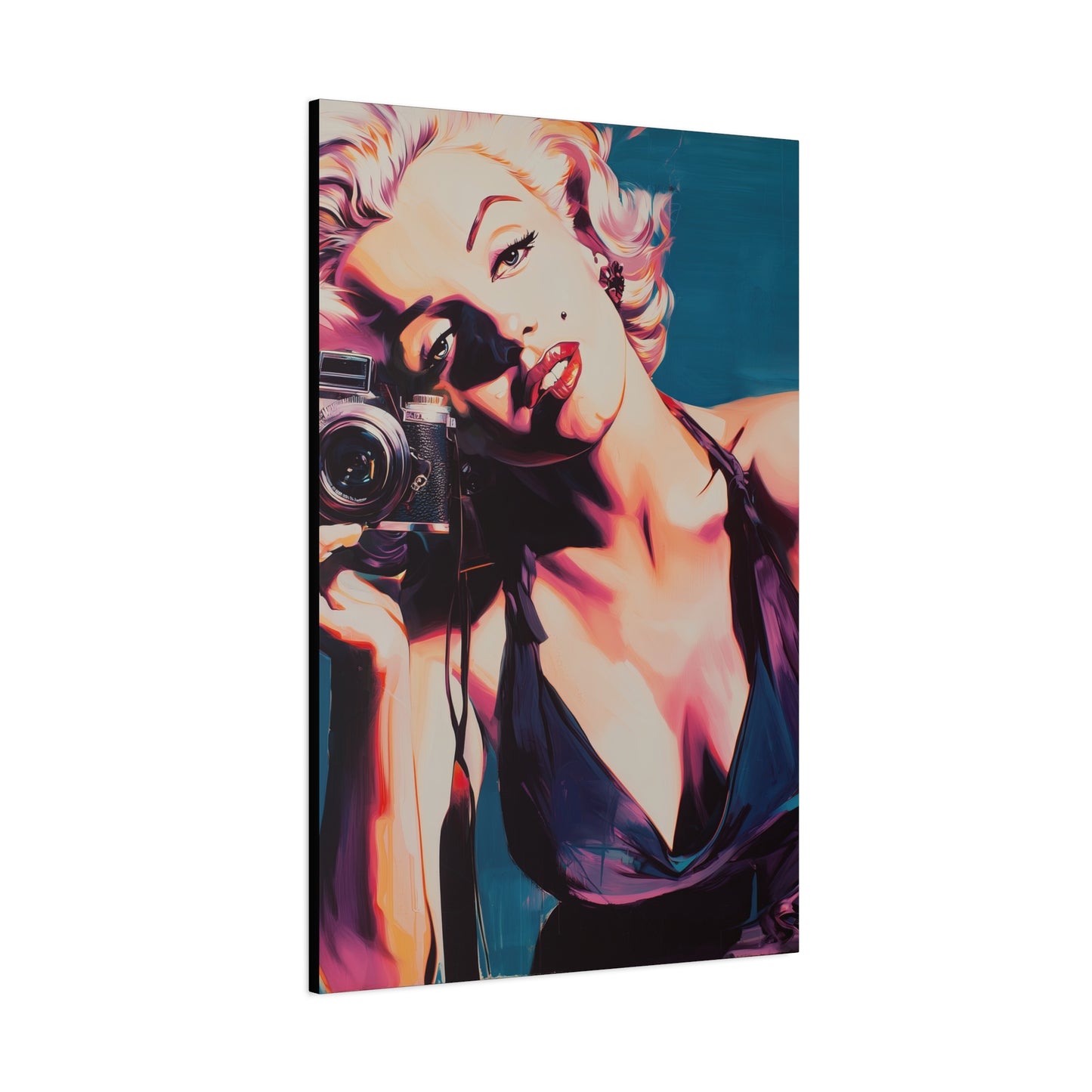 Gallery Wrapped Canvas, The Diva Project Art Canvas, Pinup Art Canvas – Marilyn Monroe - TEN