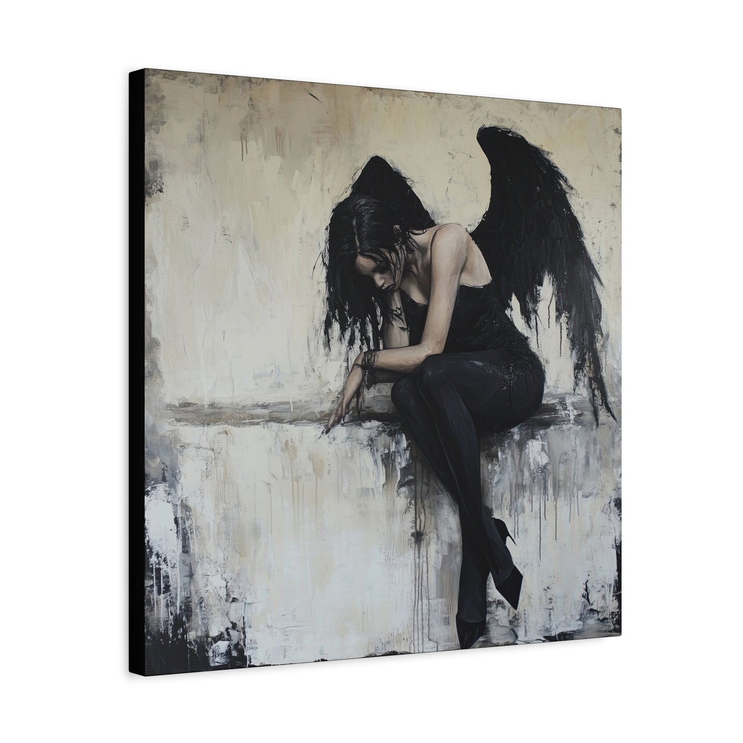 Gallery Wrapped Canvas, Sinners and Saints Art Canvas, Erotic Pinup Art Canvas – Helena