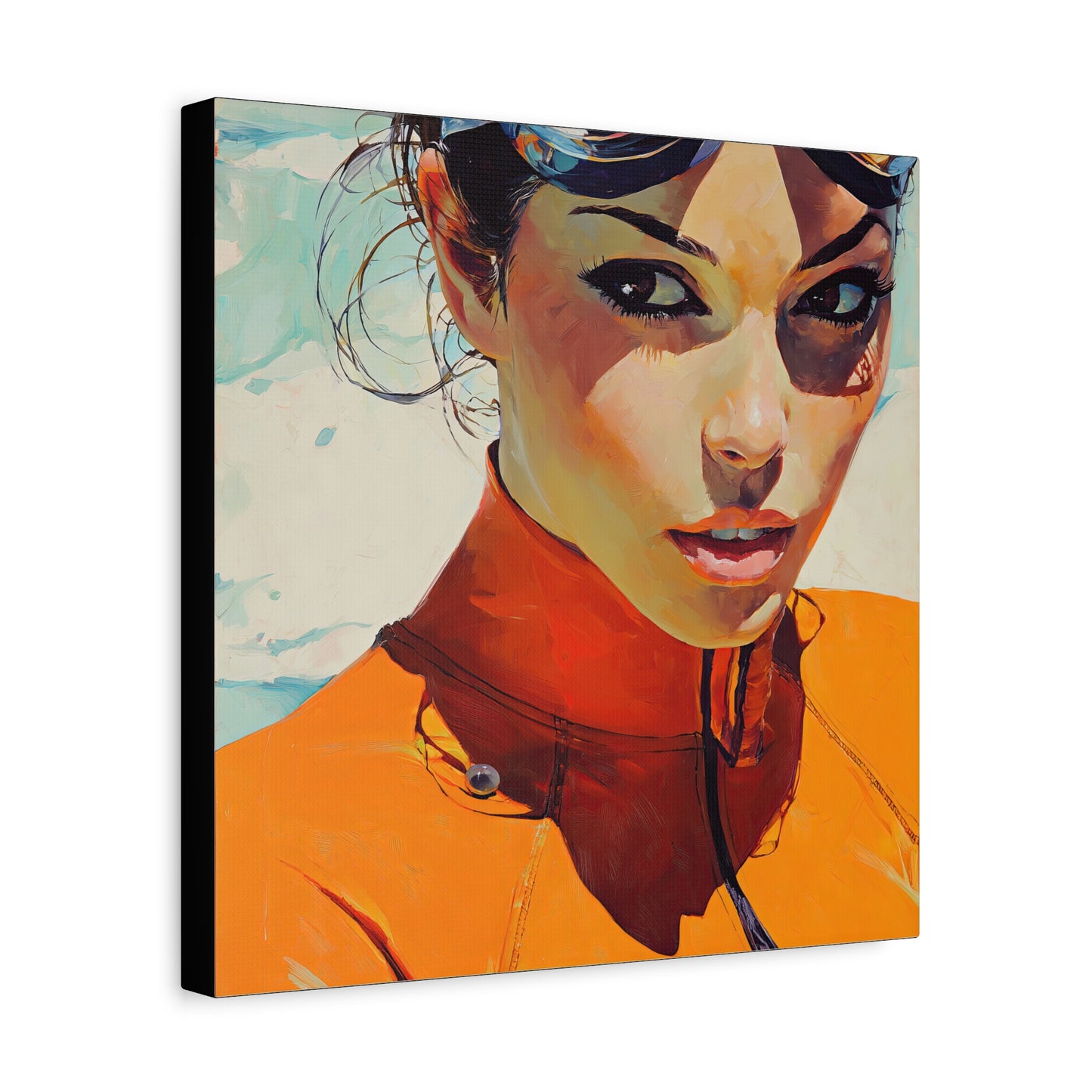 Gallery Wrapped Canvas, Salt and Sea Art Canvas, Marine Art, Diving and Snorkeling Art Canvas – Maria