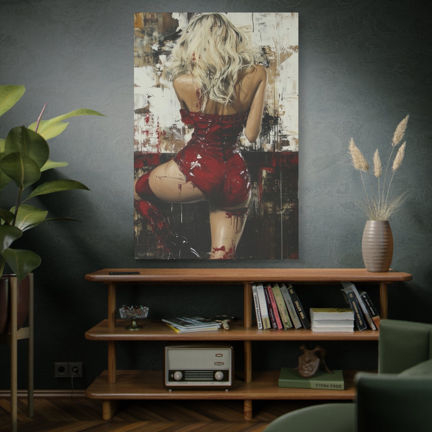 Gallery Wrapped Canvas, Sinners and Saints Art Canvas, Erotic Art Canvas – Veronica