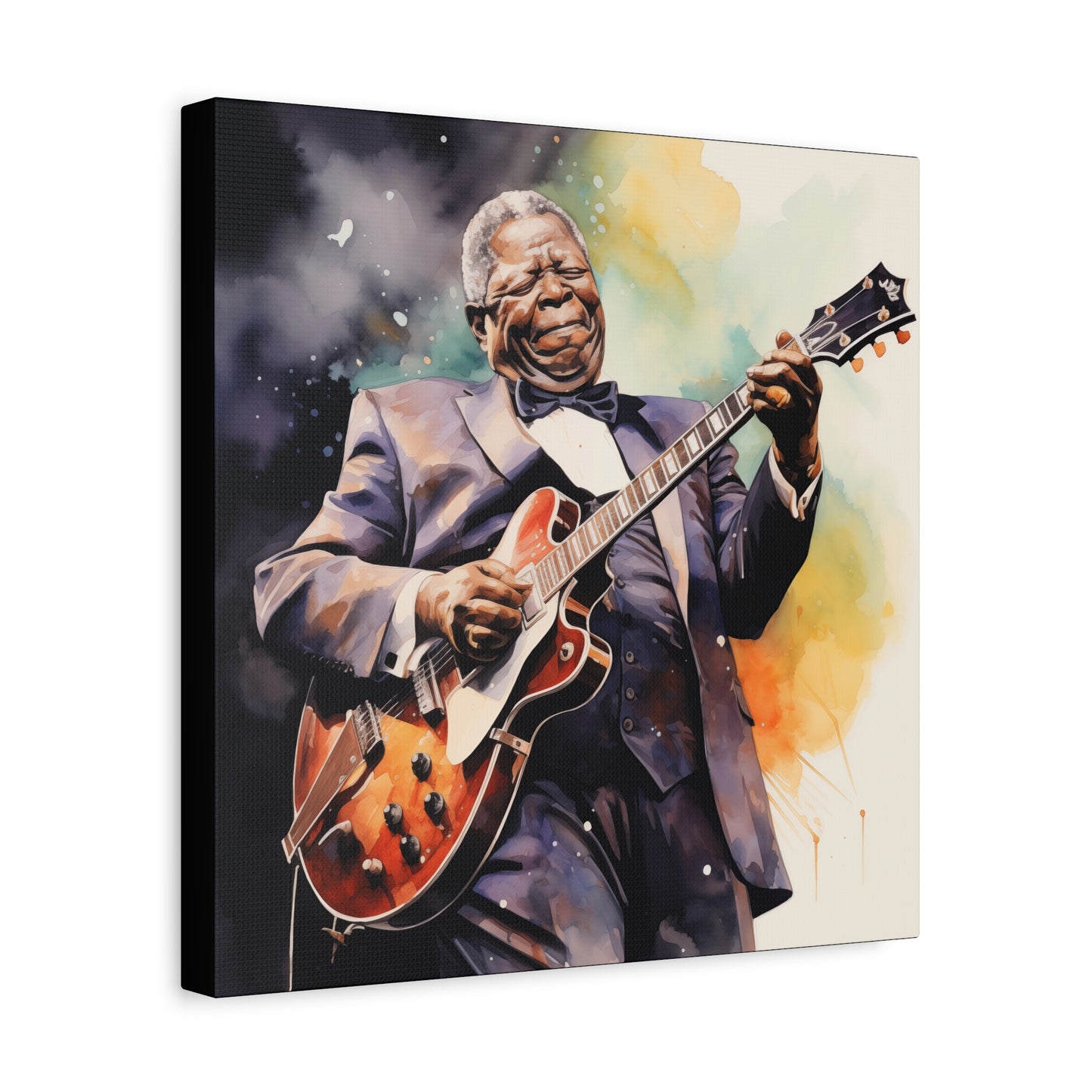 Gallery Wrapped Canvas, Celebrity Inspired, Pop Art Canvas – The King