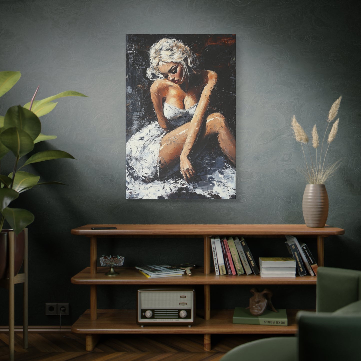 Gallery Wrapped Canvas, Guilt and Grit Adult Art Canvas, Erotic Pinup Art Canvas – Matisse