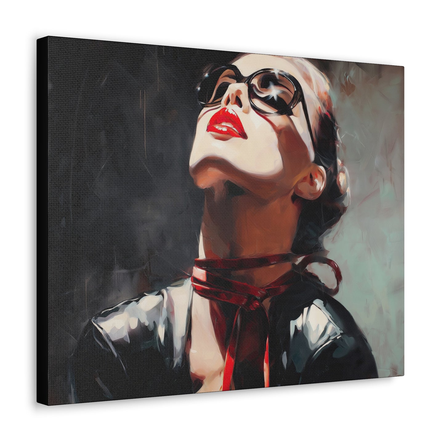 Gallery Wrapped Canvas, Ropes and Reverence Art Canvas, Erotic Shibari Art Canvas – Scarlett