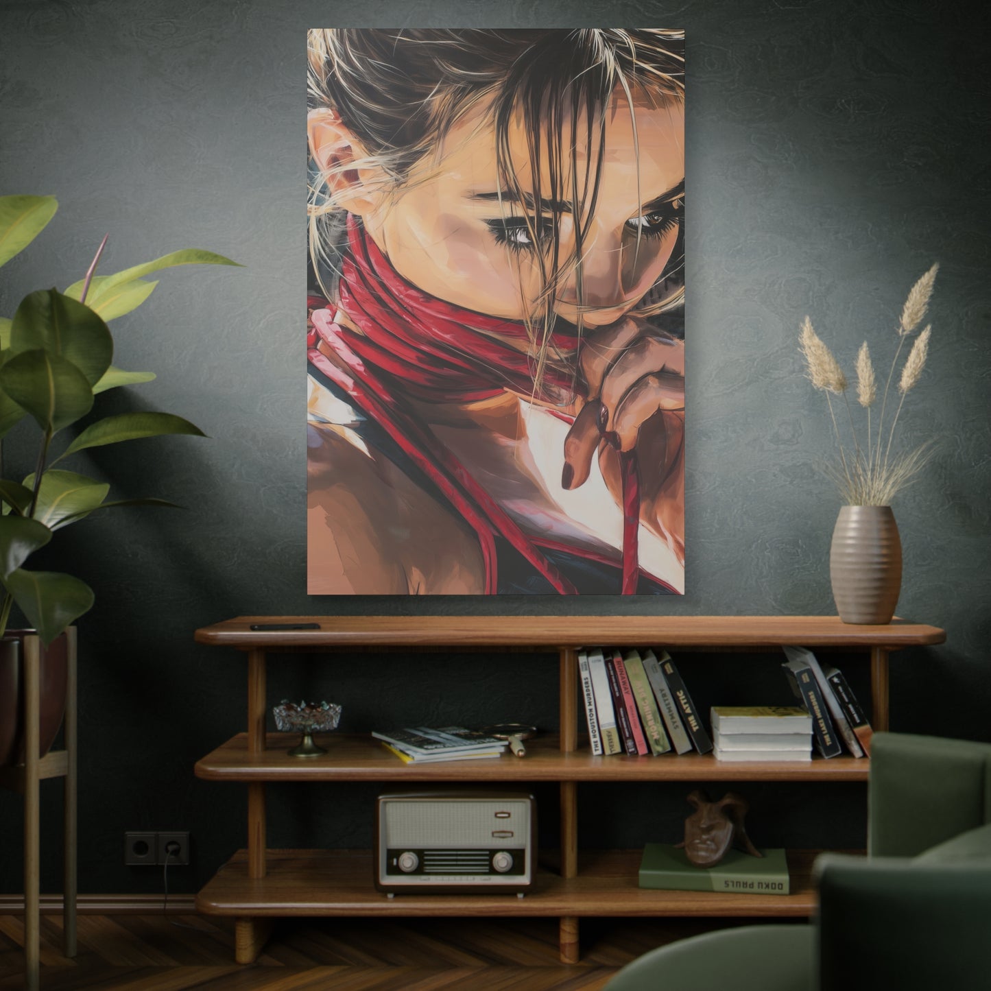 Gallery Wrapped Canvas, Ropes and Reverence Art Canvas, Erotic Shibari Art Canvas – Aya