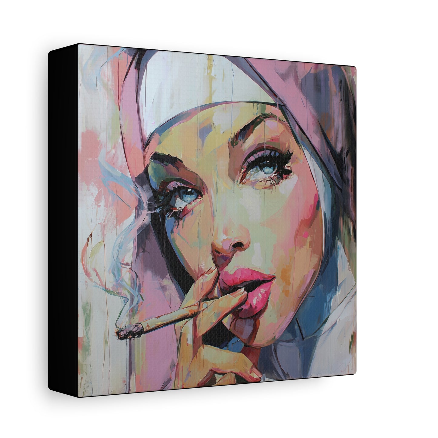 Gallery Wrapped Canvas, Habits and Heresy Art Canvas, Naughty Nuns Art Canvas – Sister Ophelia