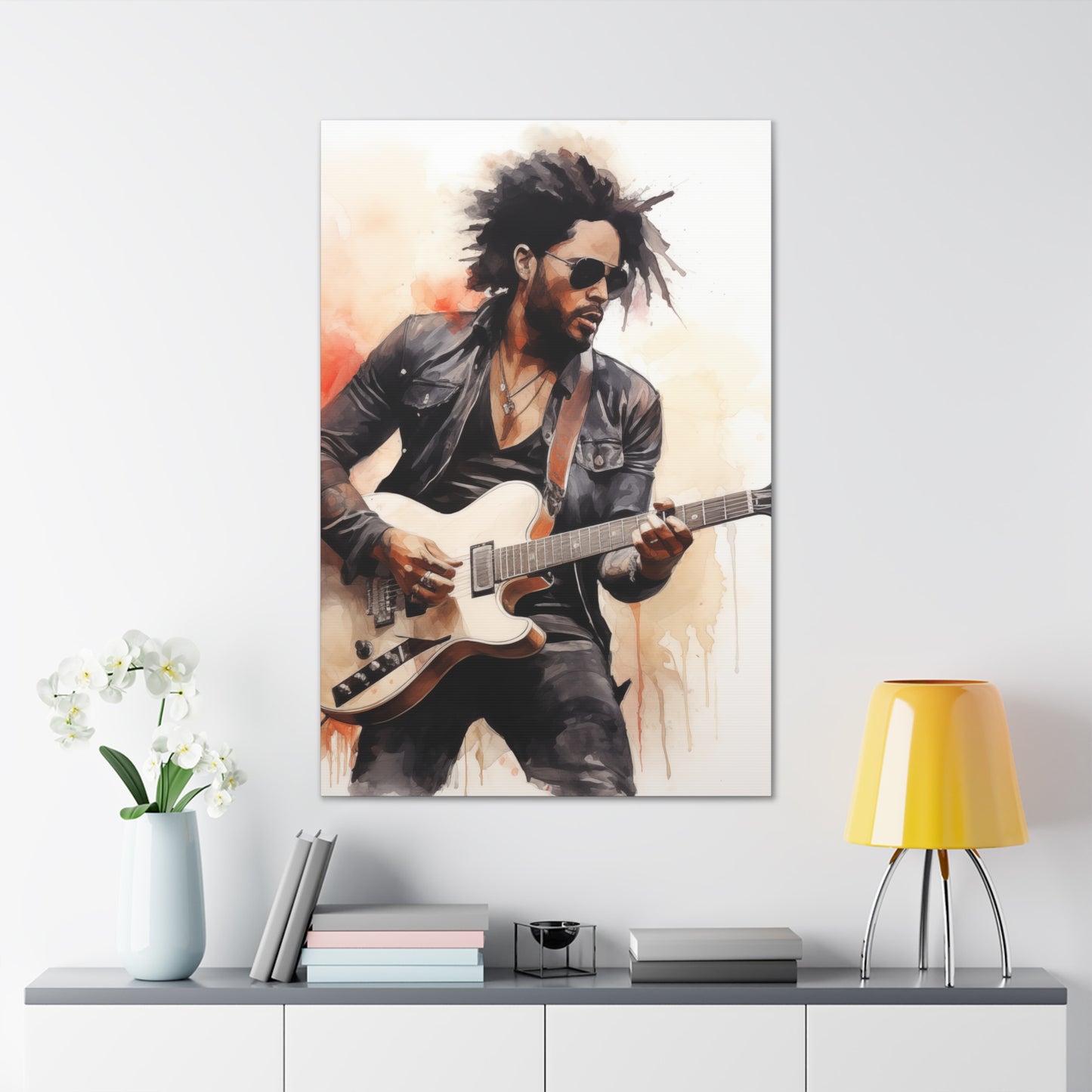 Gallery Wrapped Canvas, Celebrity Inspired, Pop Art Canvas – Lenny Also