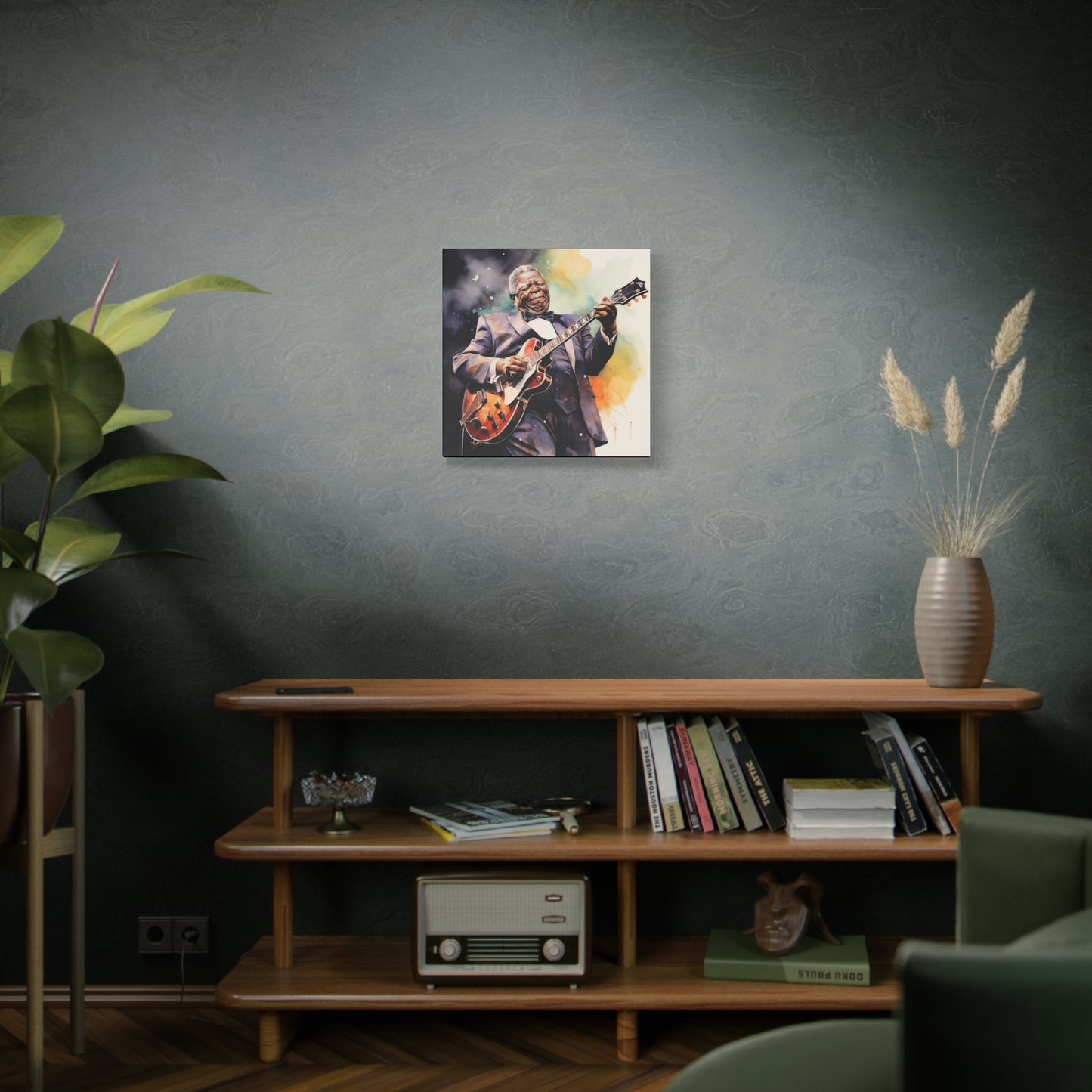 Gallery Wrapped Canvas, Celebrity Inspired, Pop Art Canvas – The King