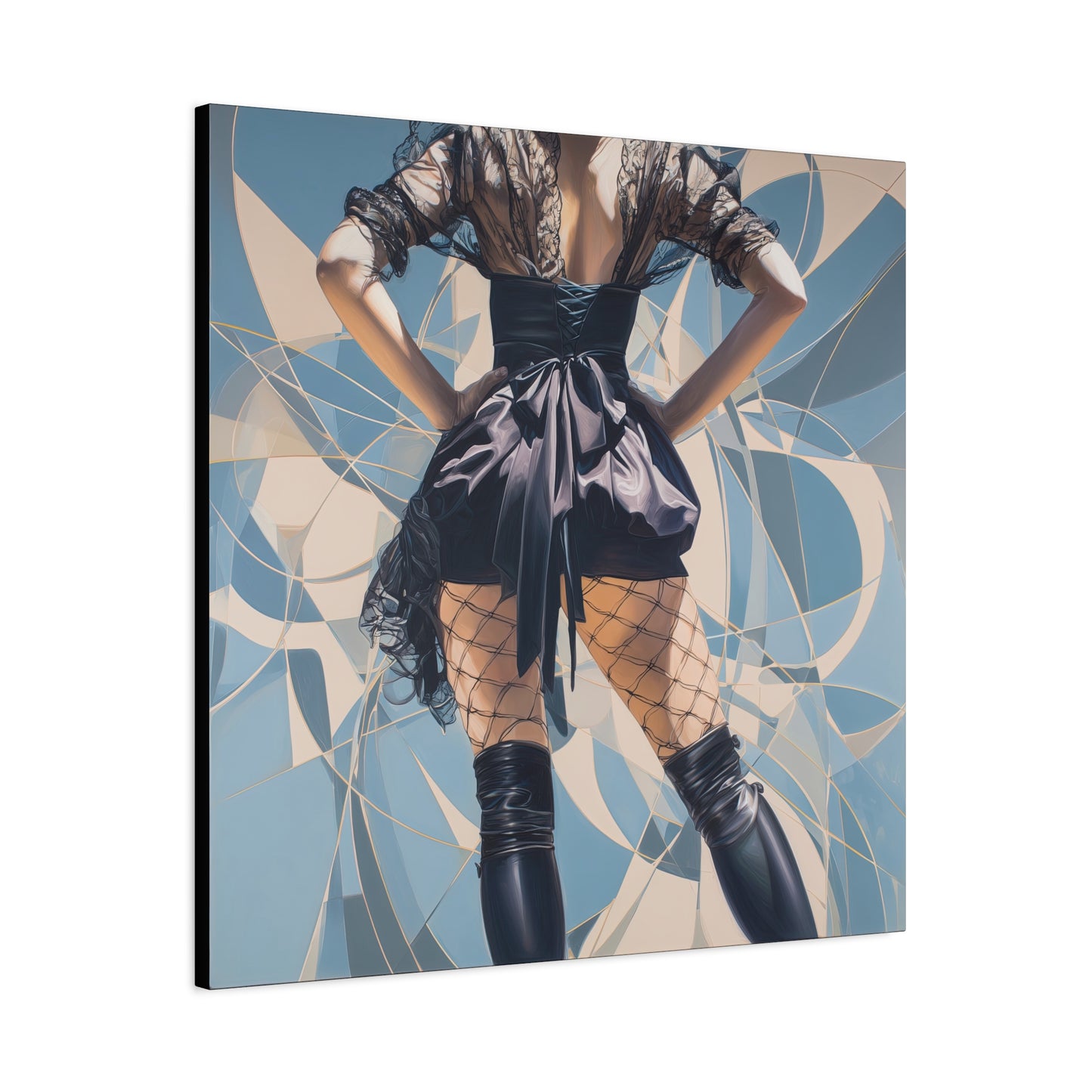 Gallery Wrapped Canvas, Tongue and Cheek Art Canvas, Naughty Girl Art Canvas – Dani