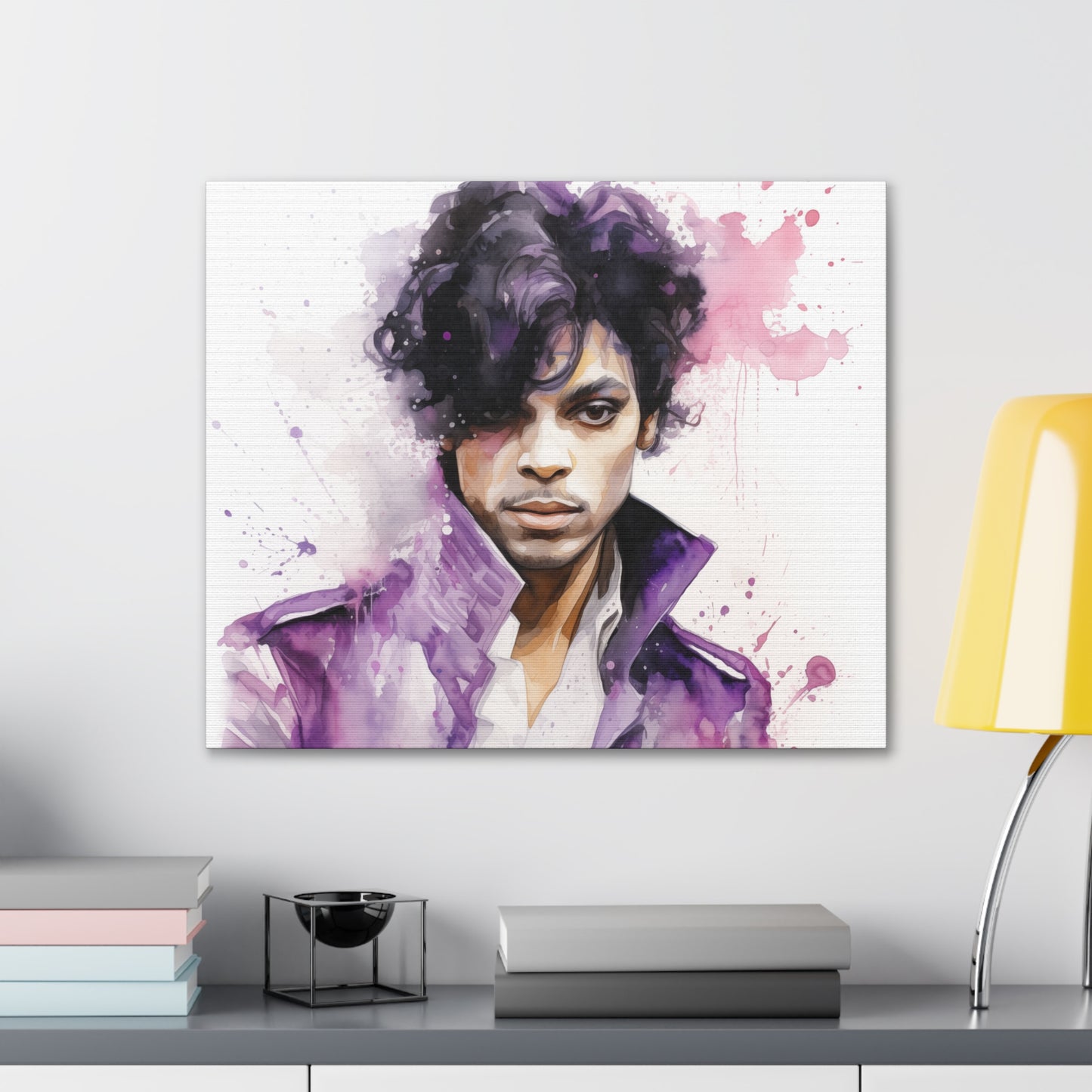 Gallery Wrapped Canvas, Celebrity Inspired, Pop Art Canvas – Prince Rogers