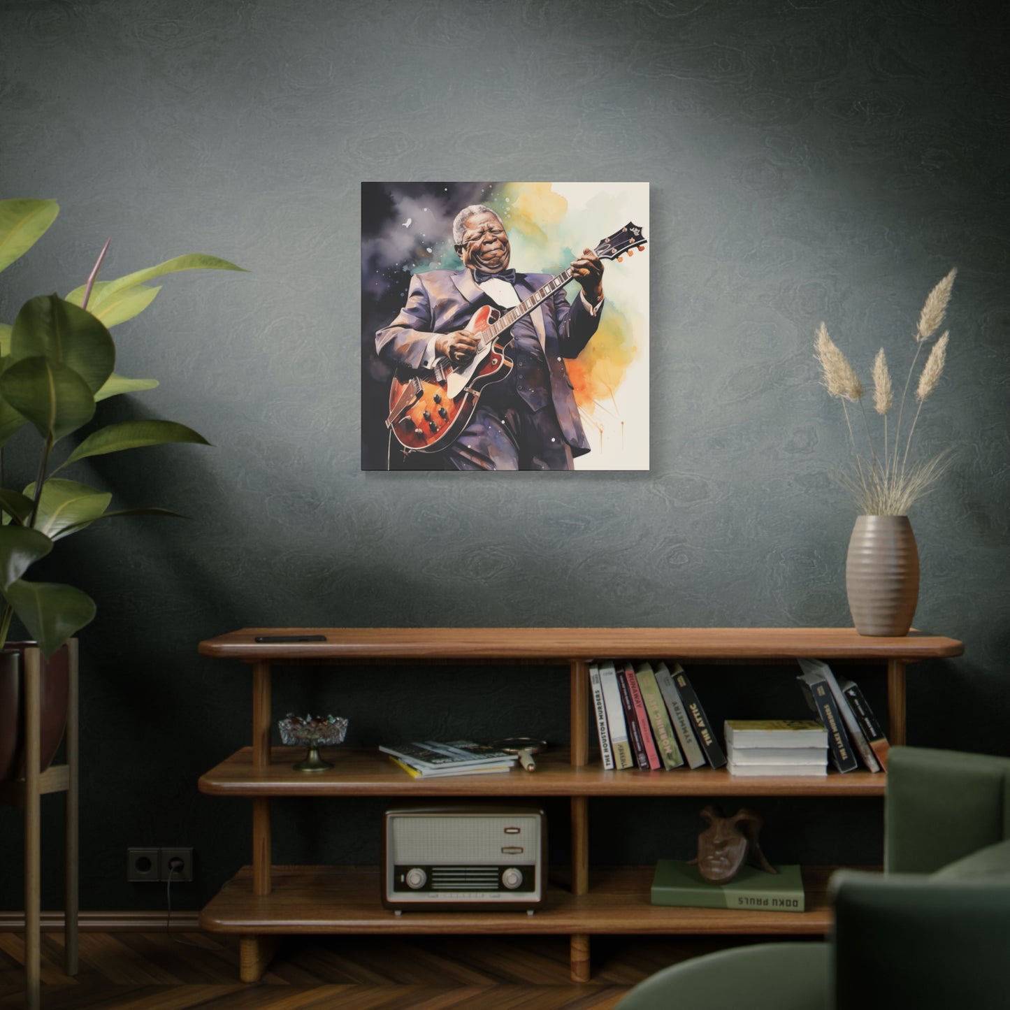 Gallery Wrapped Canvas, Celebrity Inspired, Pop Art Canvas – The King