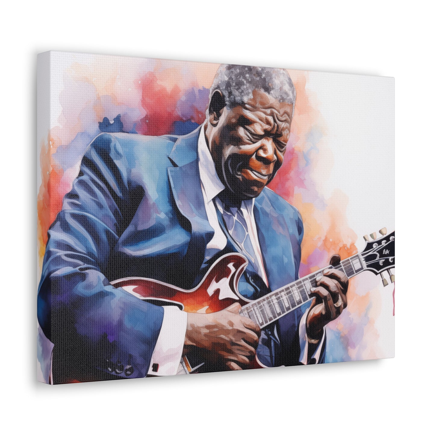Gallery Wrapped Canvas, Celebrity Inspired, Pop Art Canvas – The King Also