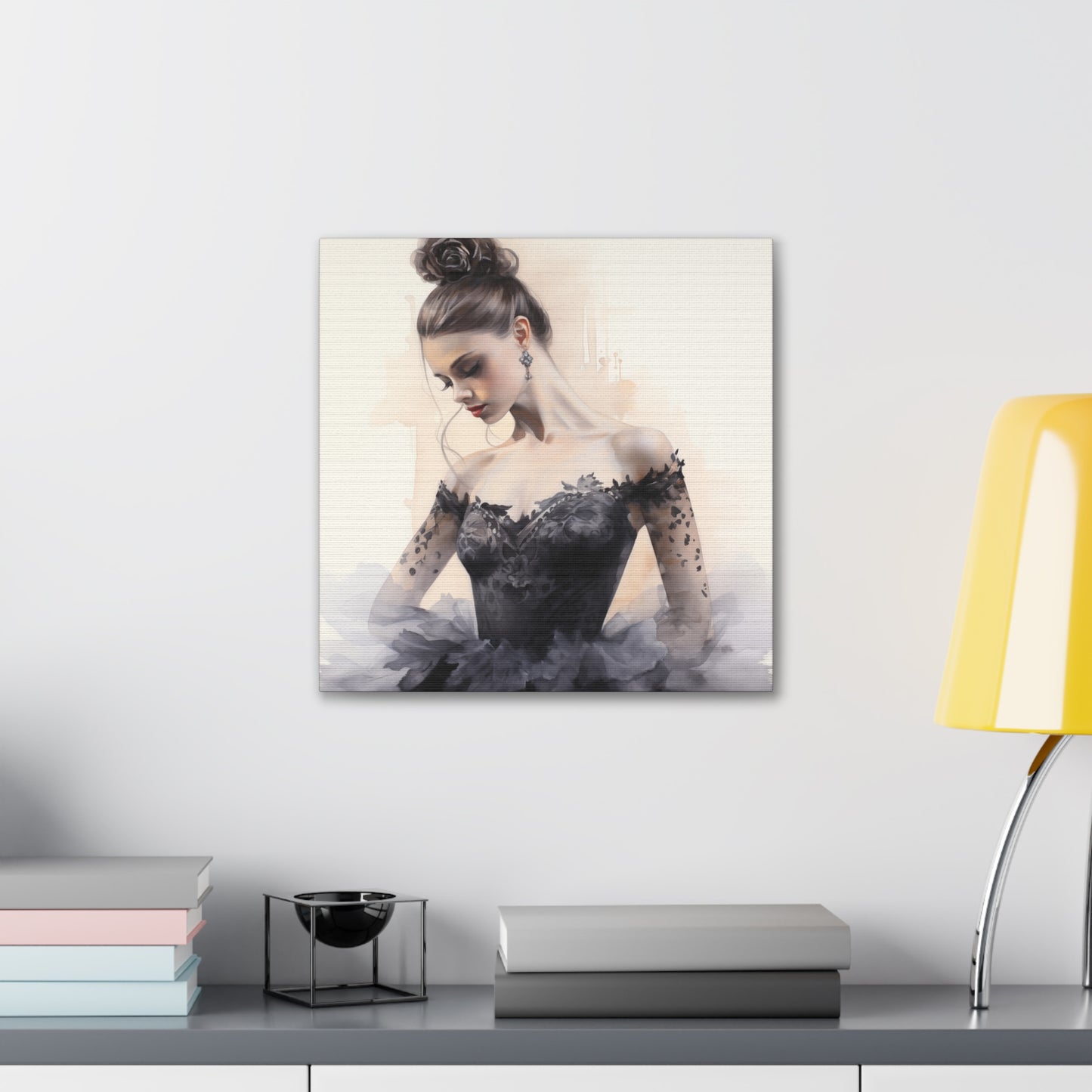 Gallery Wrapped Canvas, Ballerina Beauty, Ballet Art Canvas – Lola