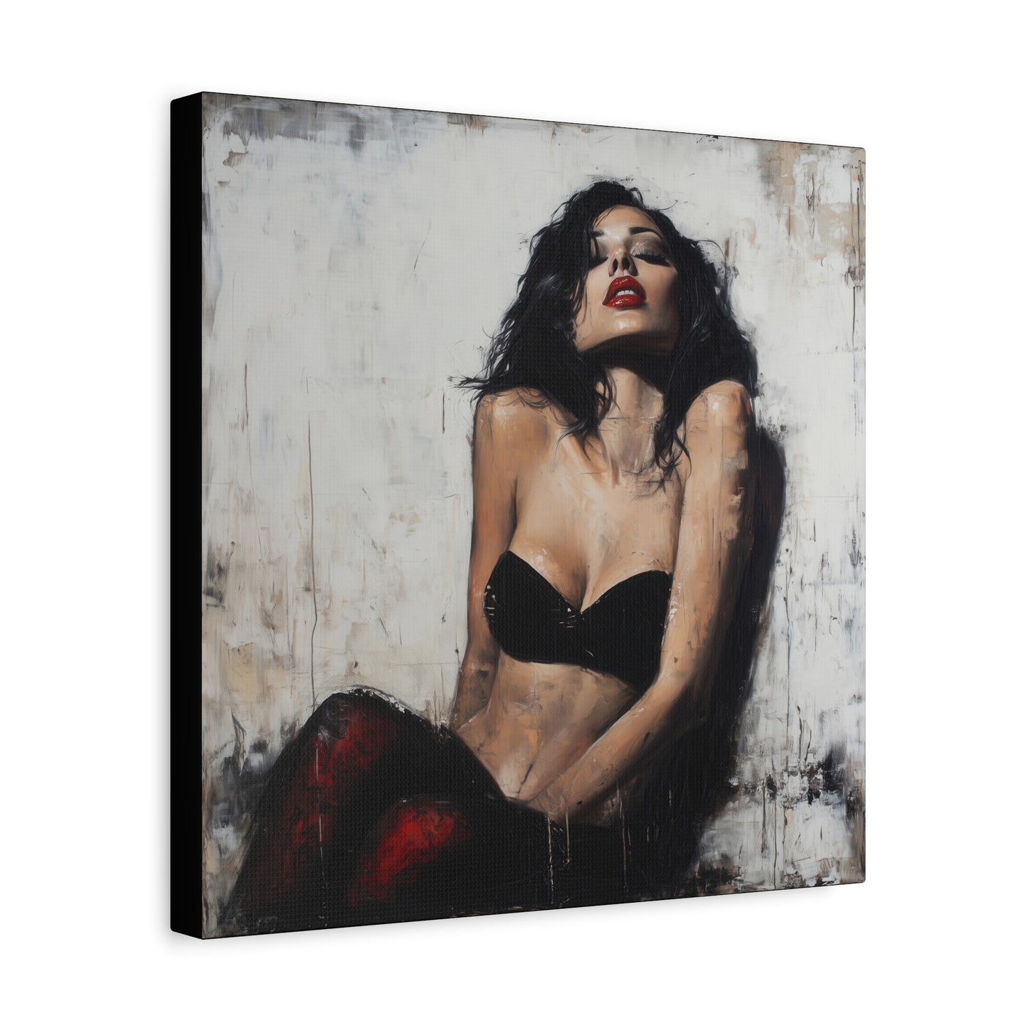 Gallery Wrapped Canvas, Sinners and Saints Art Canvas, Erotic Art Canvas – Alexa
