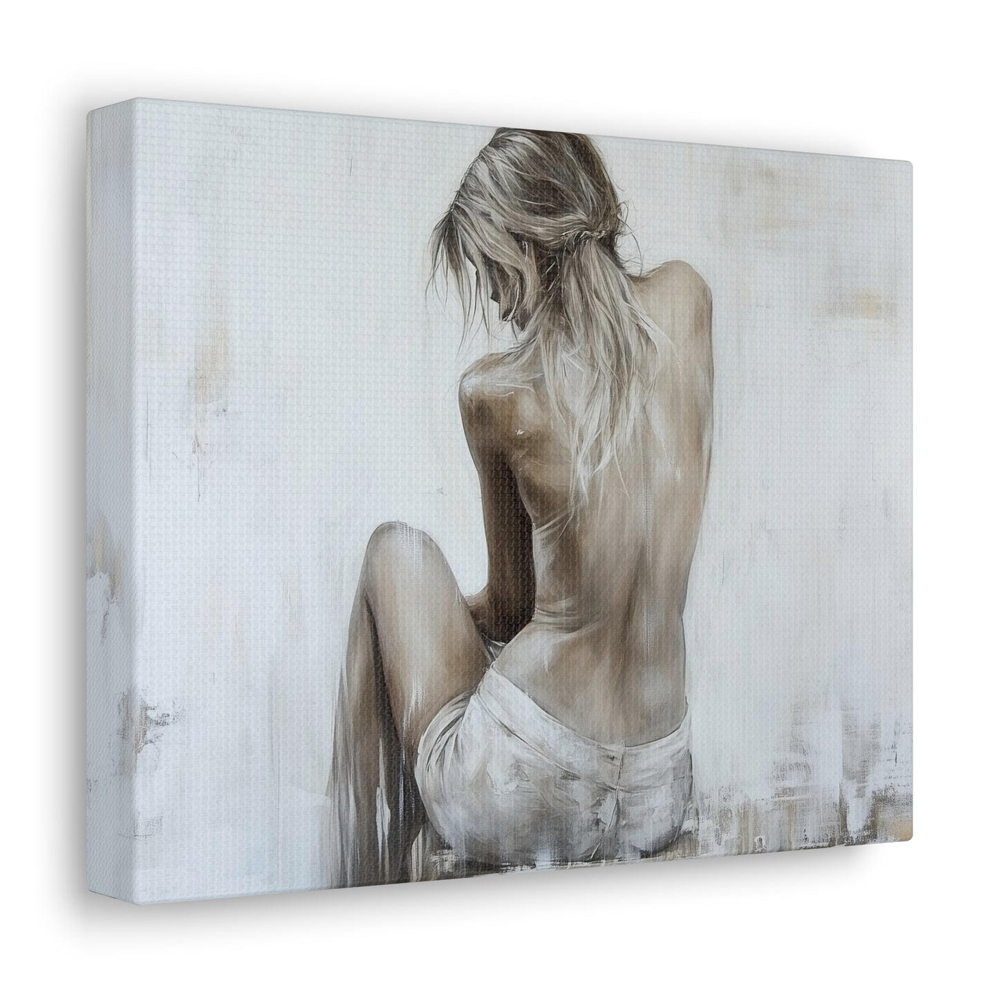 Gallery Wrapped Canvas, Sinners and Saints Art Canvas, Erotic Pinup Art Canvas – Katherine
